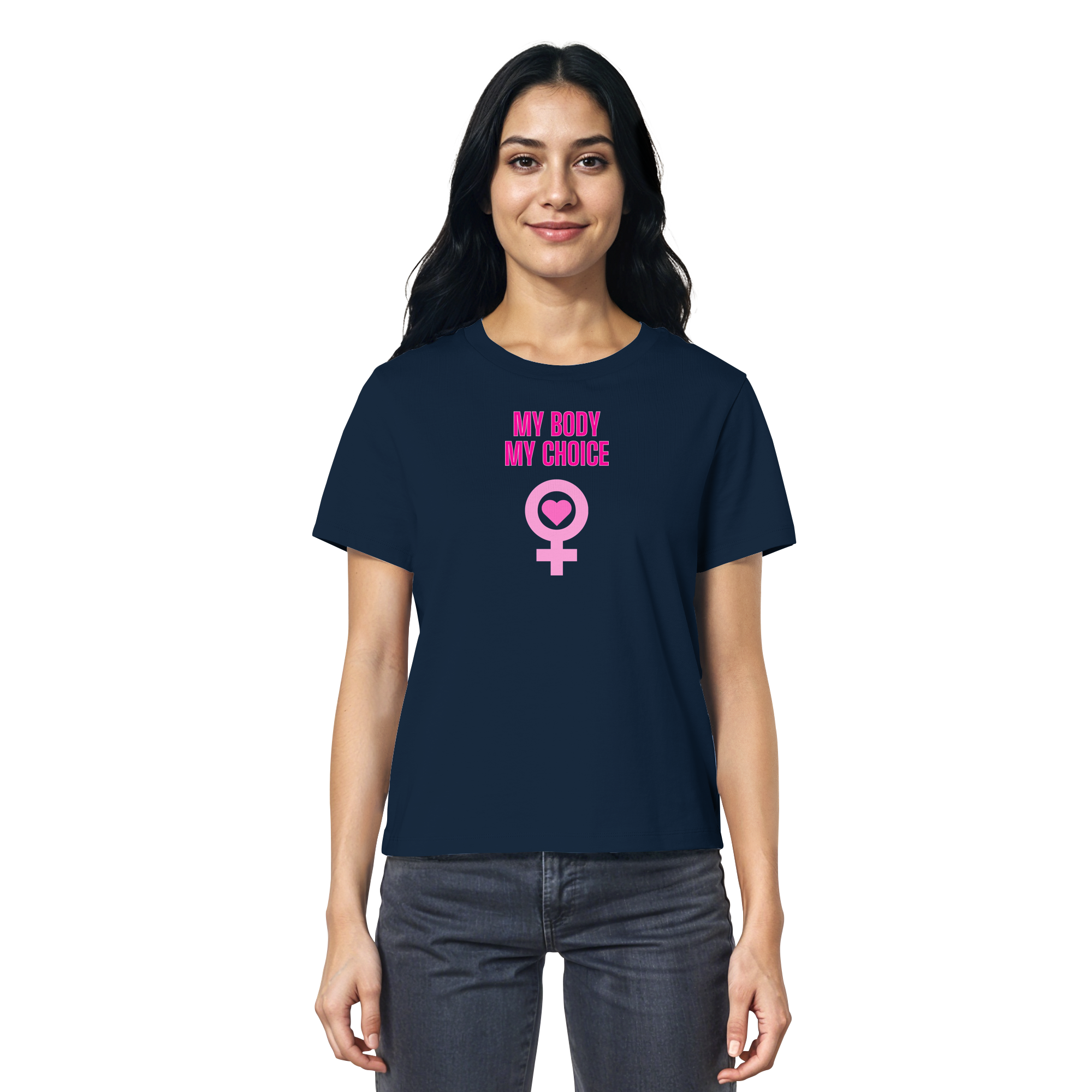My Body My Choice "Pink Power Edition" - Ladies Organic Shirt