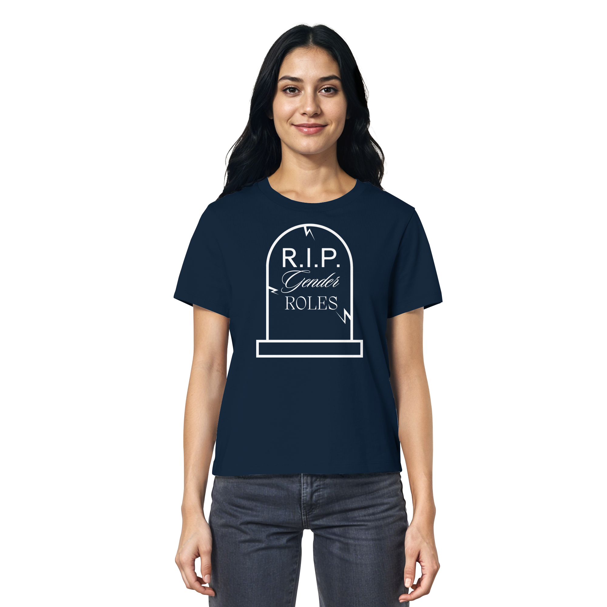 RIP Gender Roles - Ladies Organic Shirt