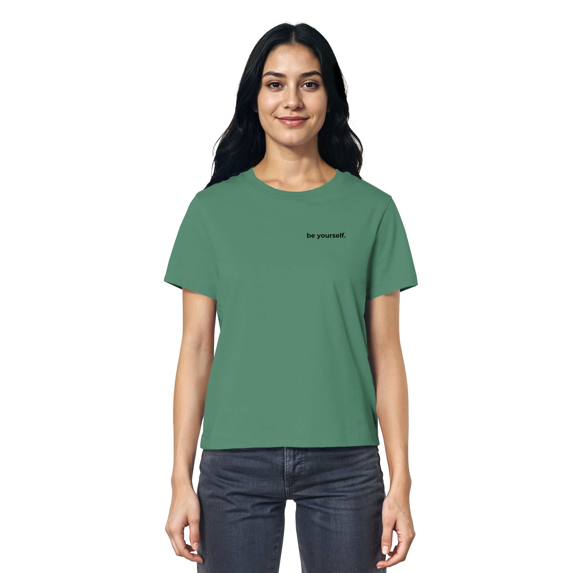 Trans Umbrella Backprint - Ladies Organic Shirt