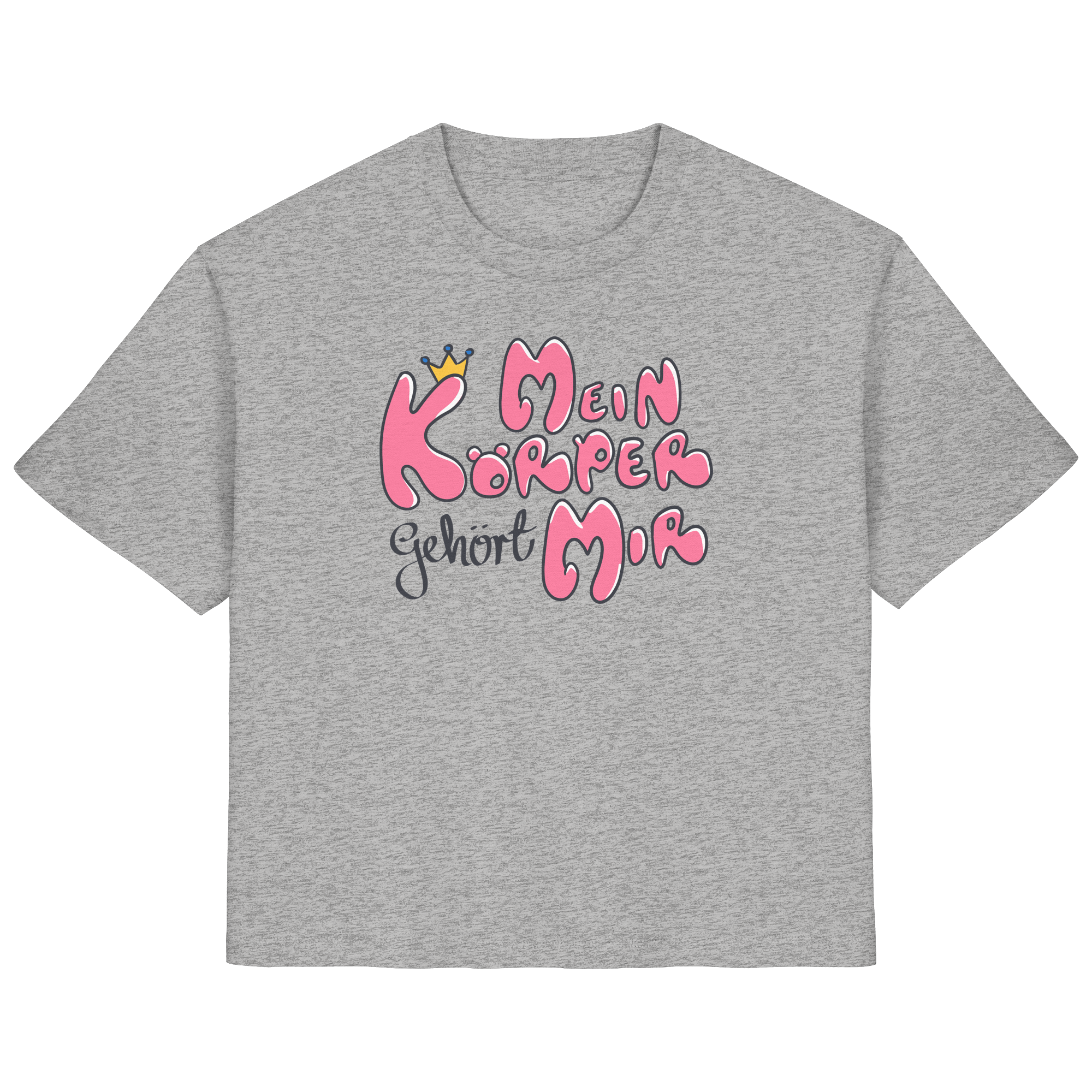 Mein Körper gehört mir "Pinke Edition" - Ladies Organic Shirt
