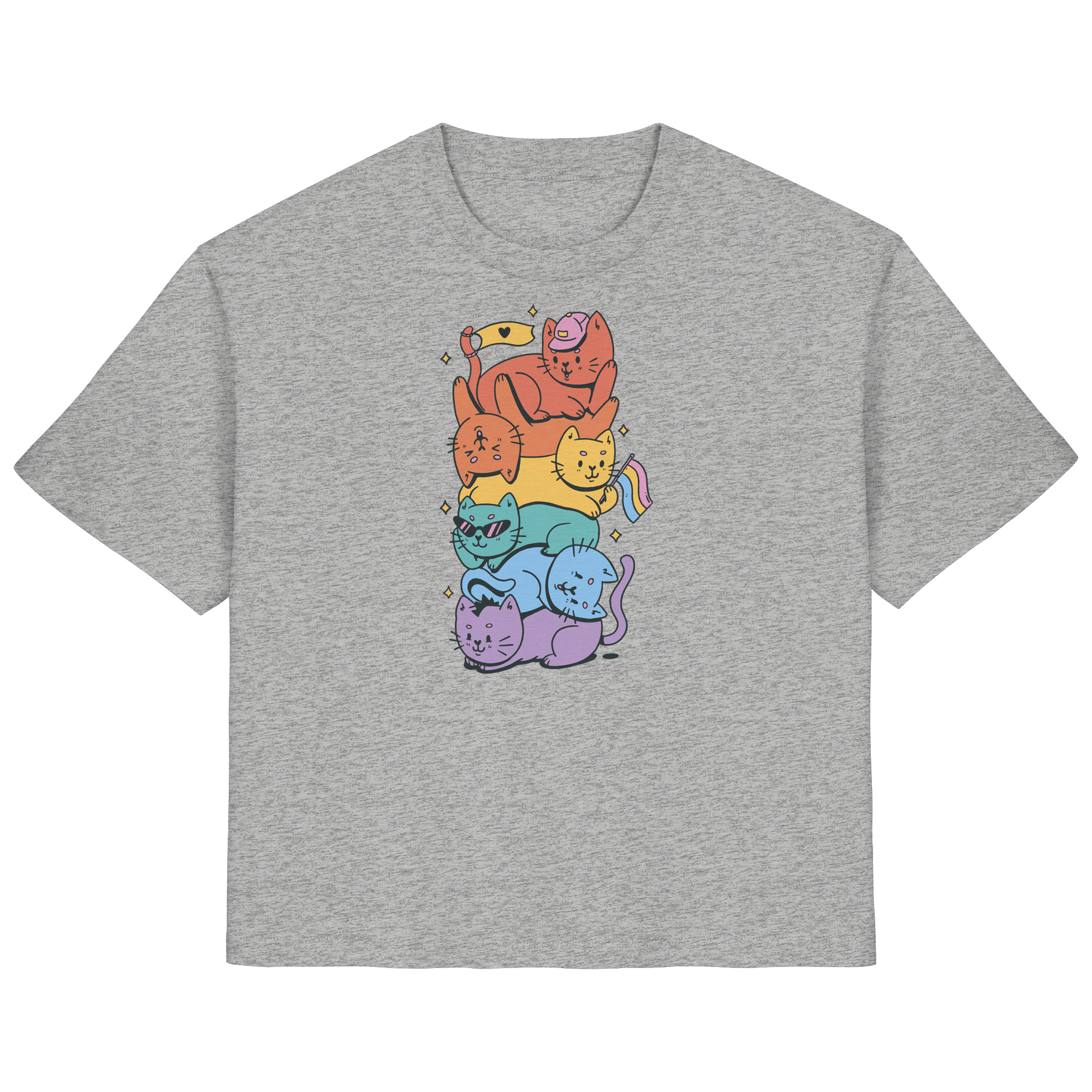 LGBTQ+ Katzen - Ladies Organic Shirt