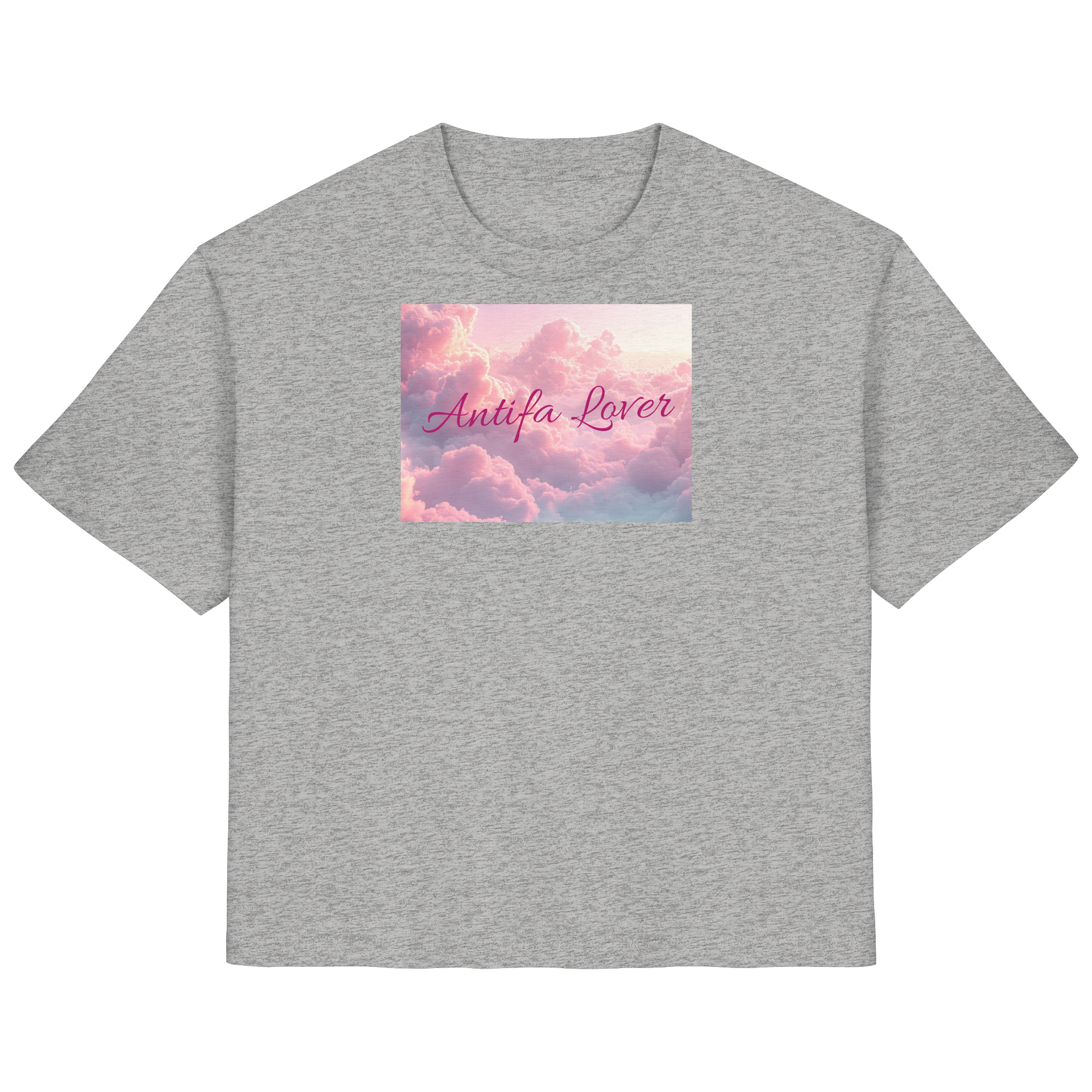 Antifa Lover Backprint - Ladies Organic Shirt