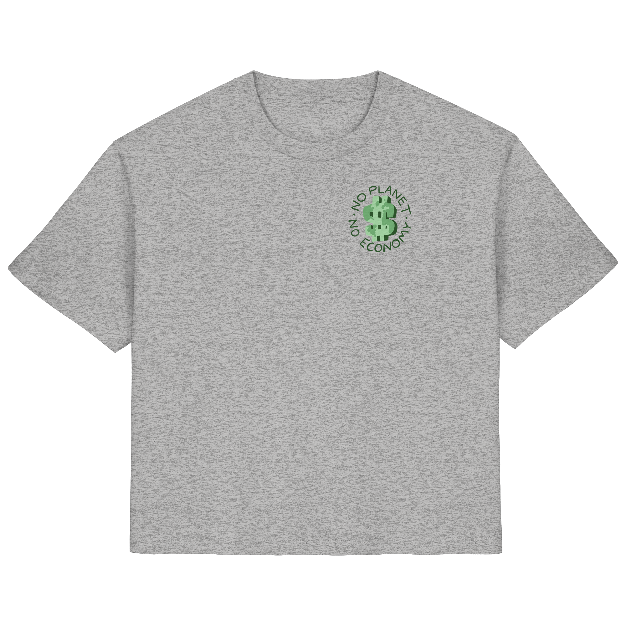 No Planet No Economy - Ladies Organic Shirt