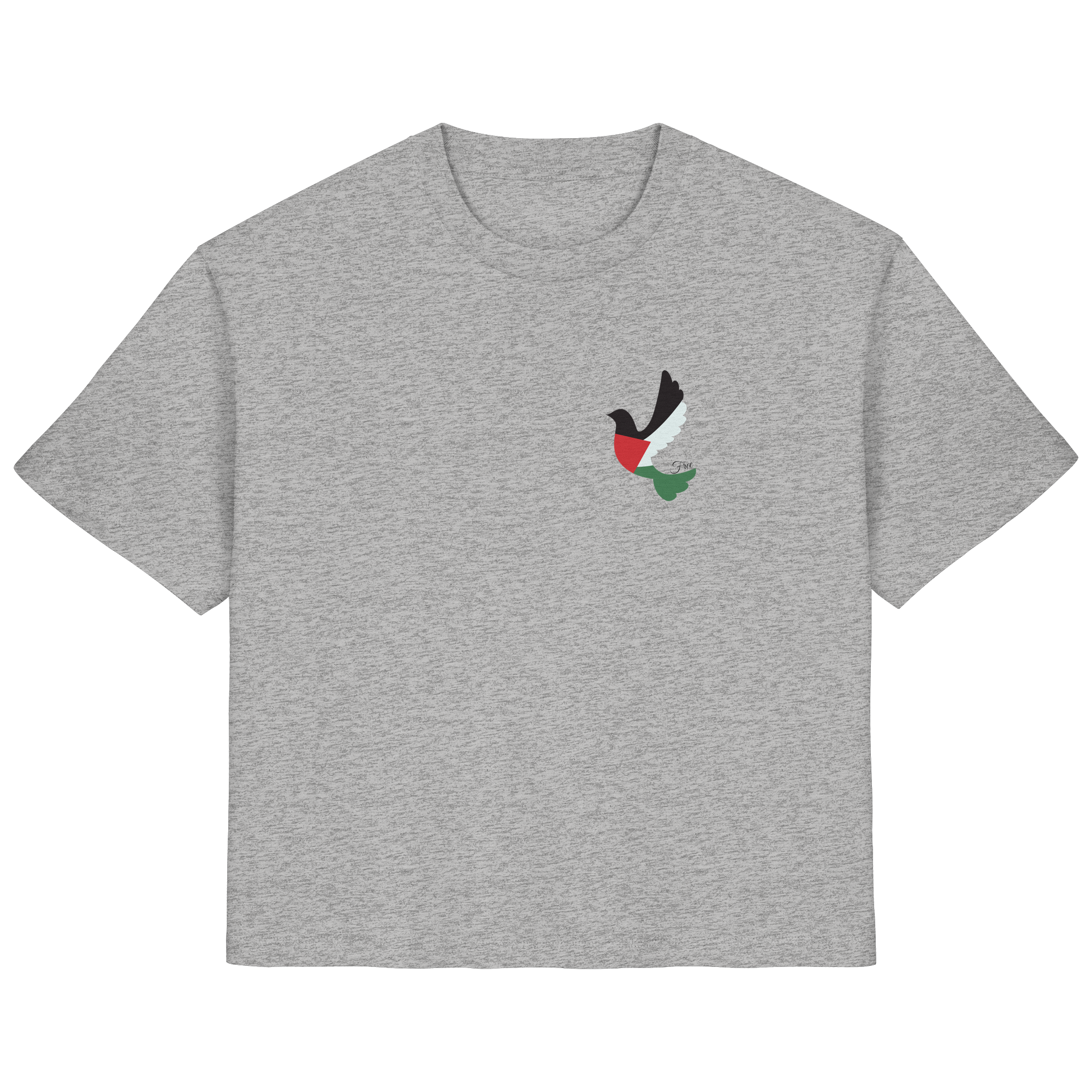 Free Palestine "Unbroken Wings Edition" - Ladies Organic Shirt