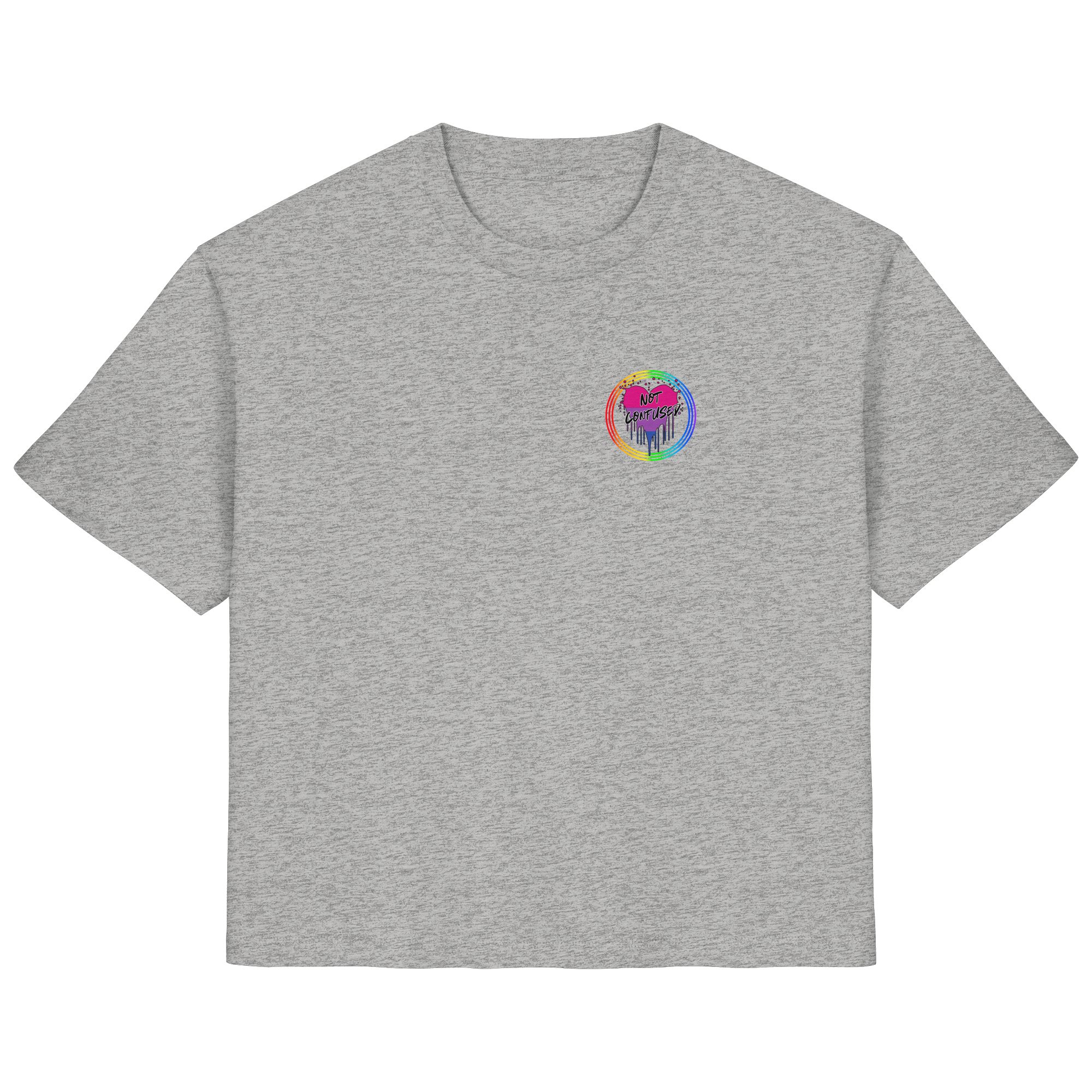 Bisexual Not Confused "Regenbogenkreis Edition" - Ladies Organic Shirt