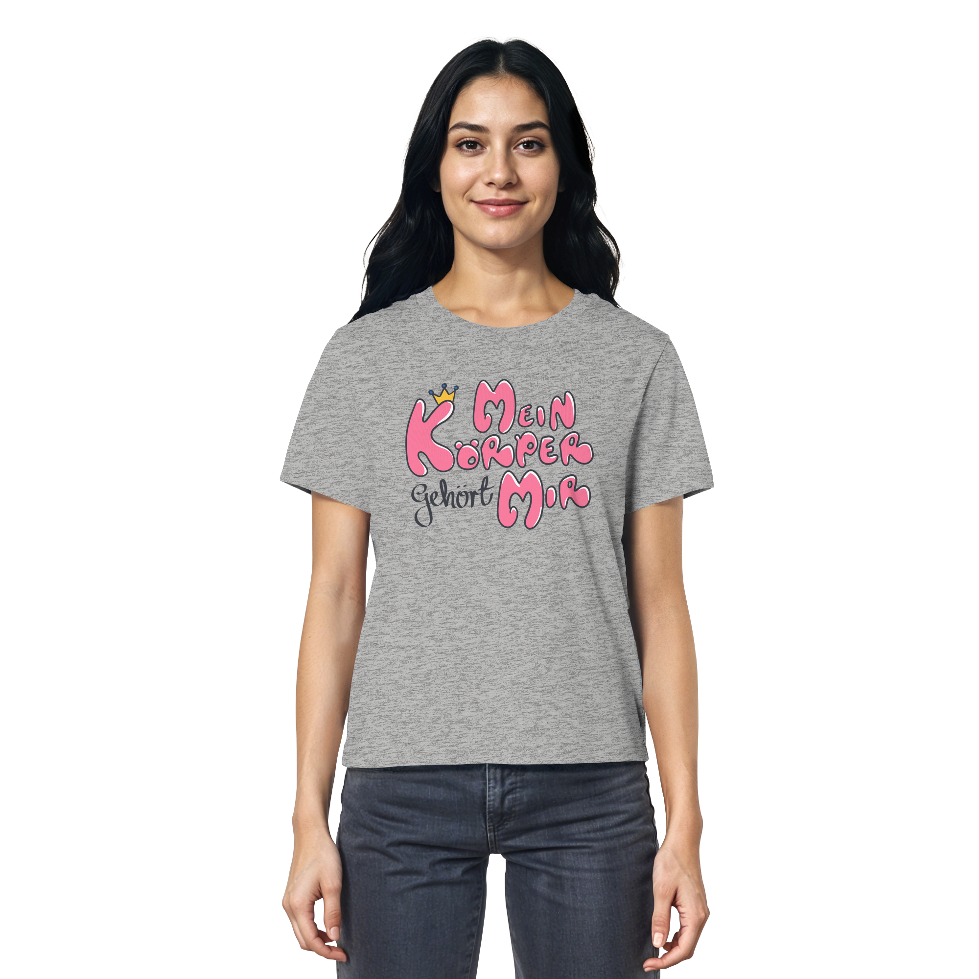 Mein Körper gehört mir "Pinke Edition" - Ladies Organic Shirt