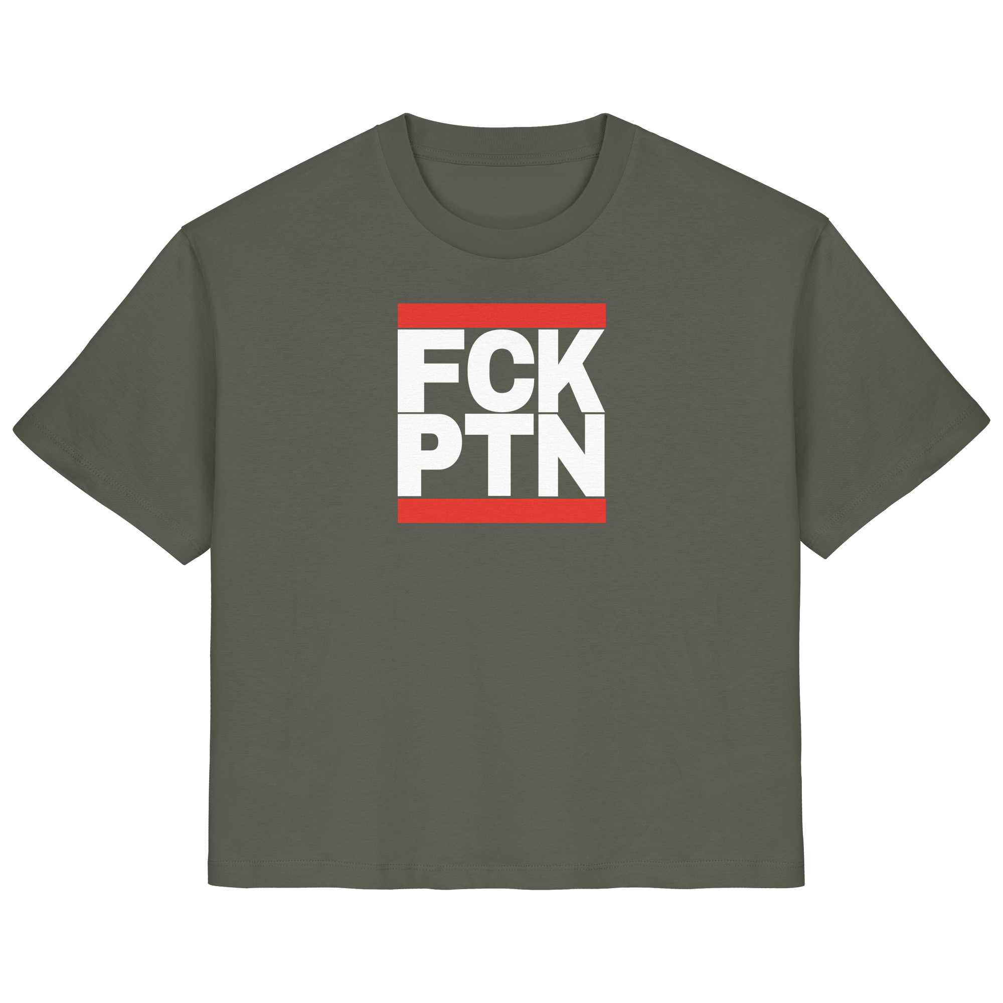 FCK PTN (weiße Schrift) - Ladies Organic Shirt
