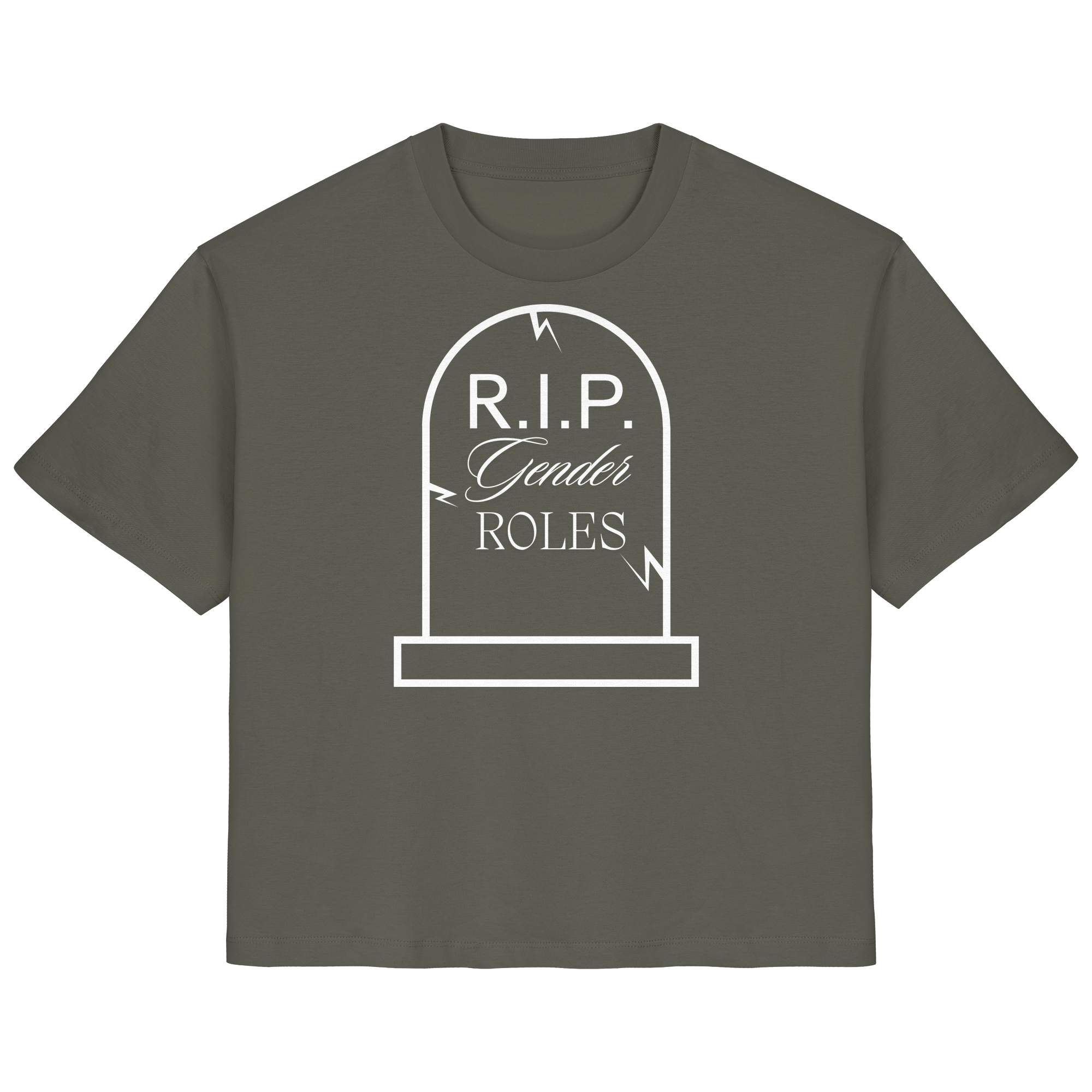 RIP Gender Roles - Ladies Organic Shirt