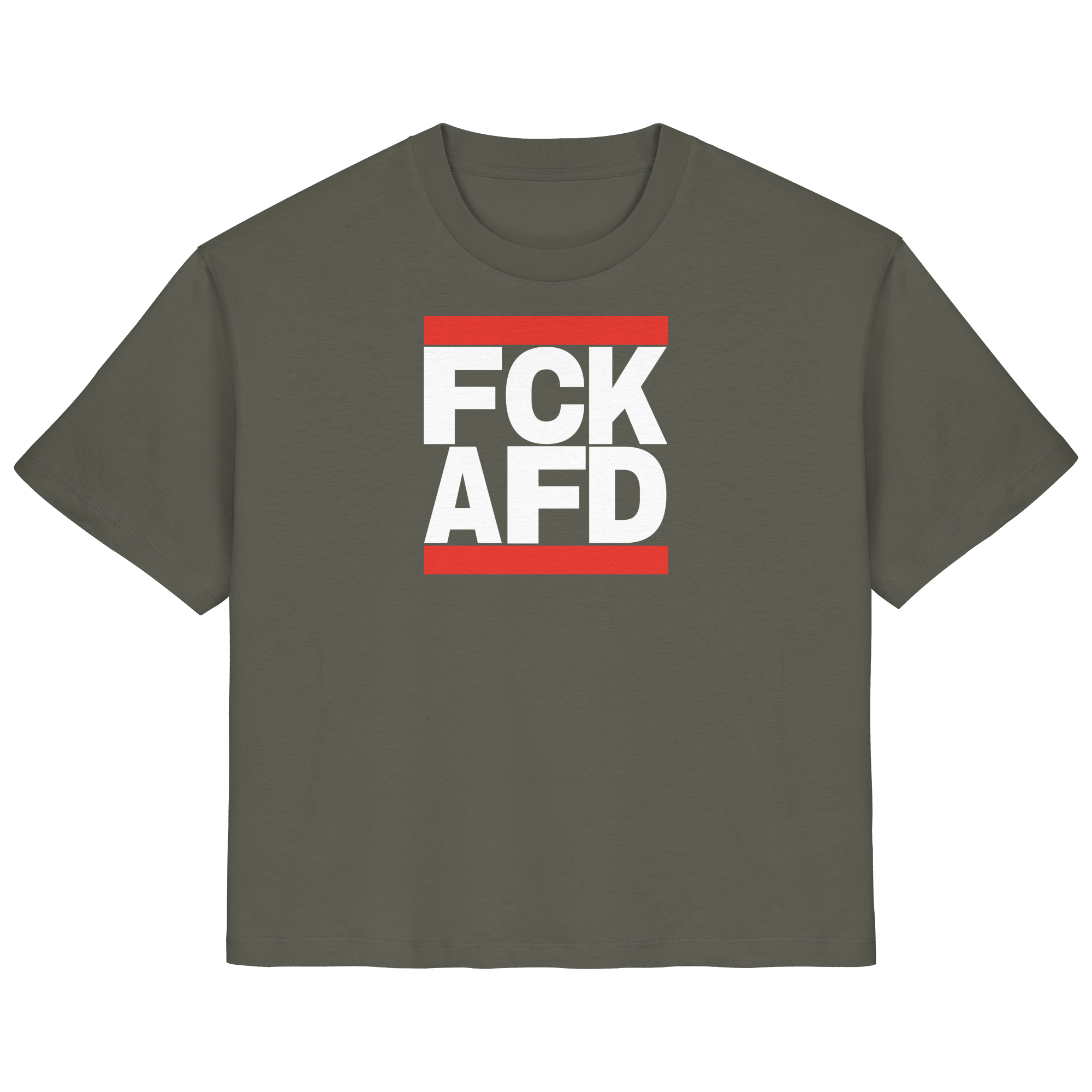 FCK AFD (weiße Schrift) - Ladies Organic Shirt
