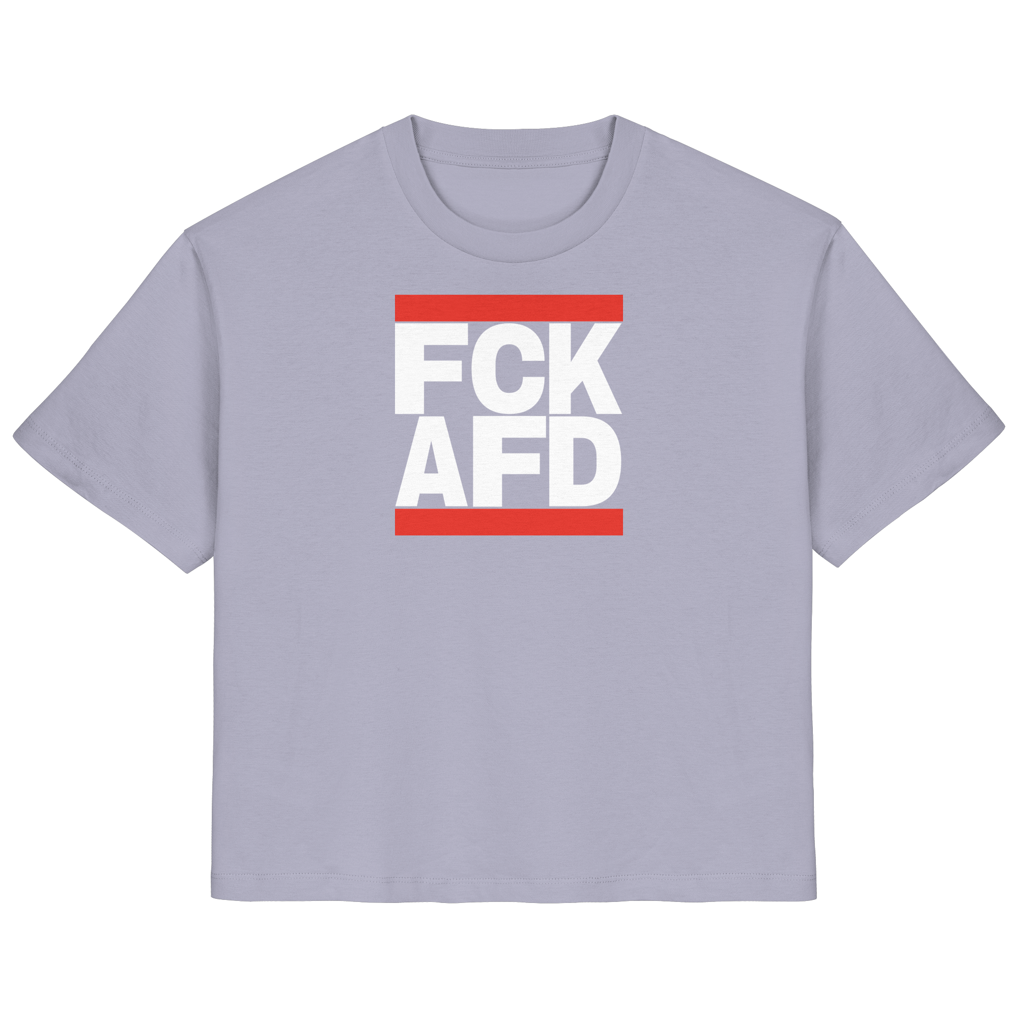 FCK AFD (weiße Schrift) - Ladies Organic Shirt