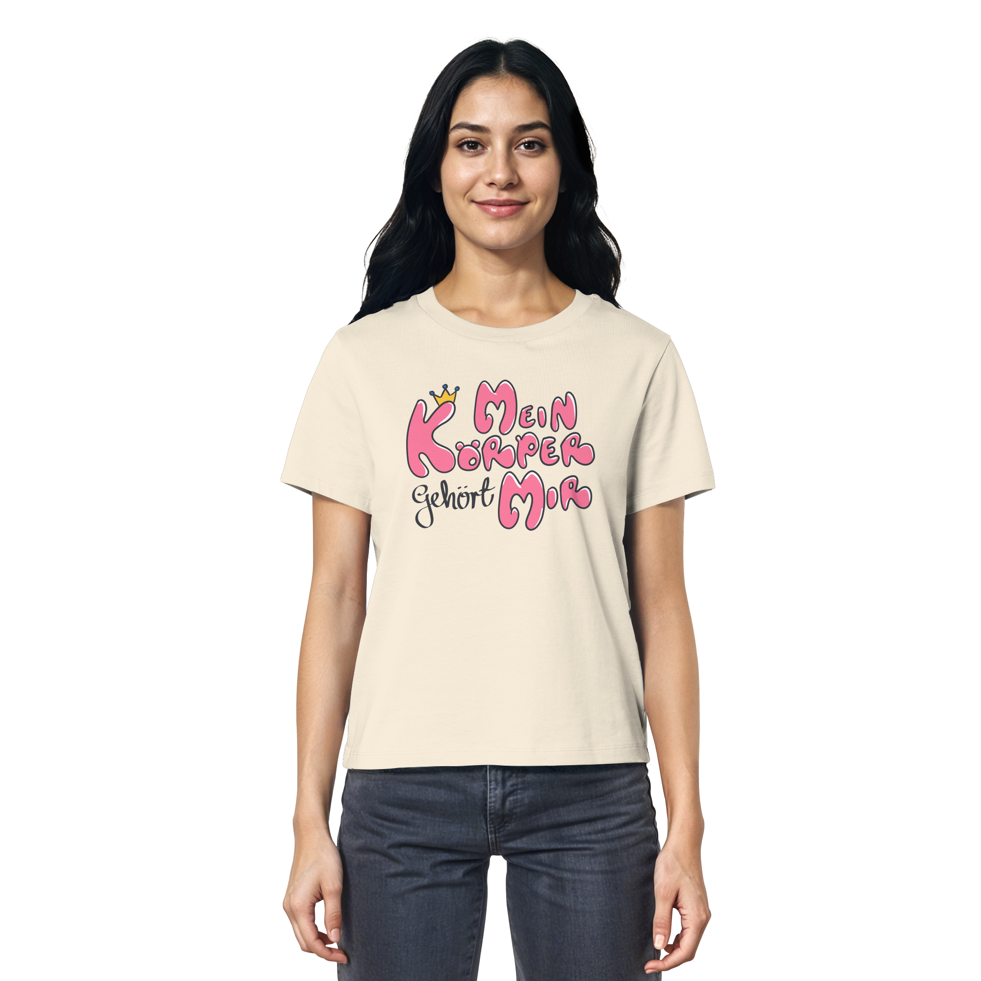 Mein Körper gehört mir "Pinke Edition" - Ladies Organic Shirt