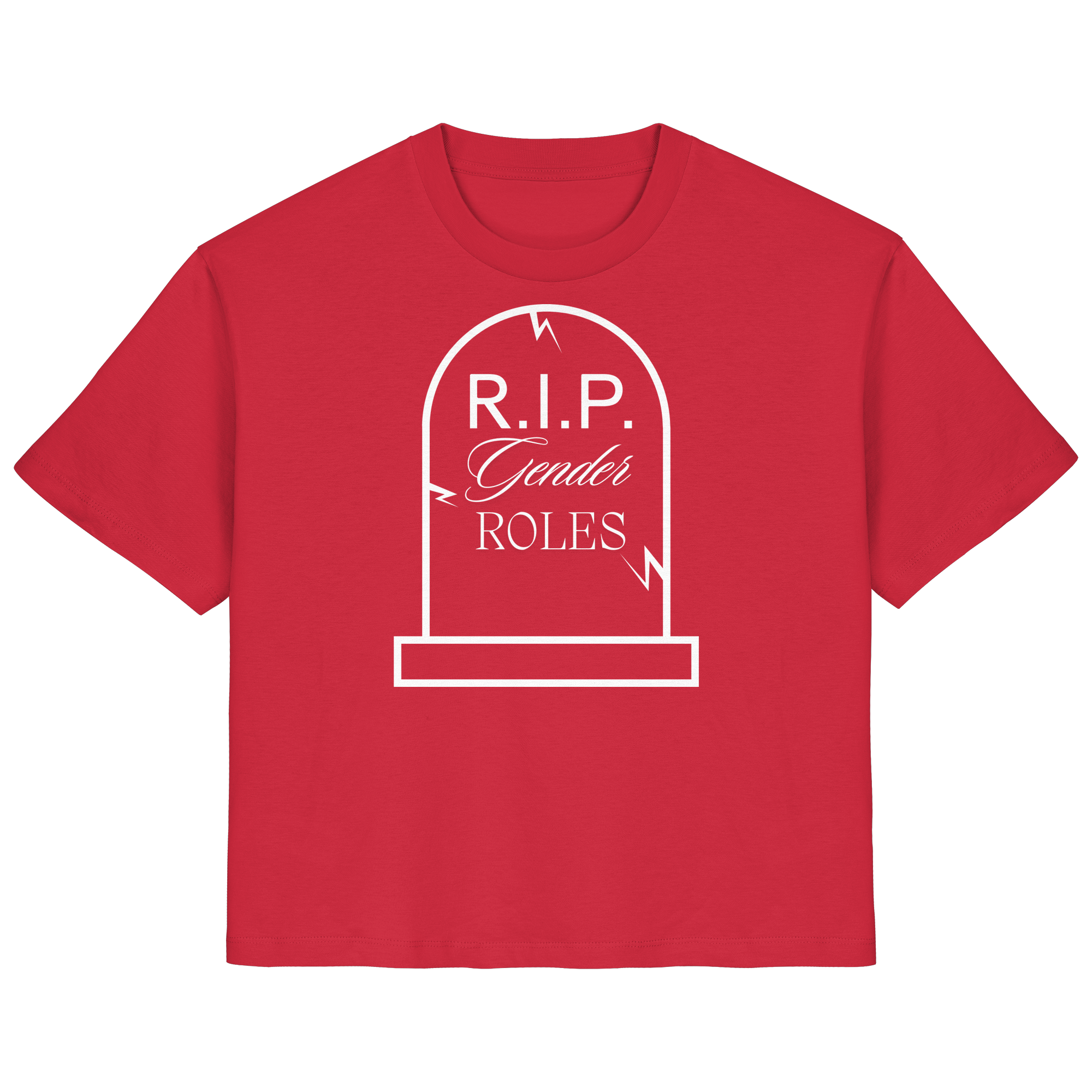 RIP Gender Roles - Ladies Organic Shirt