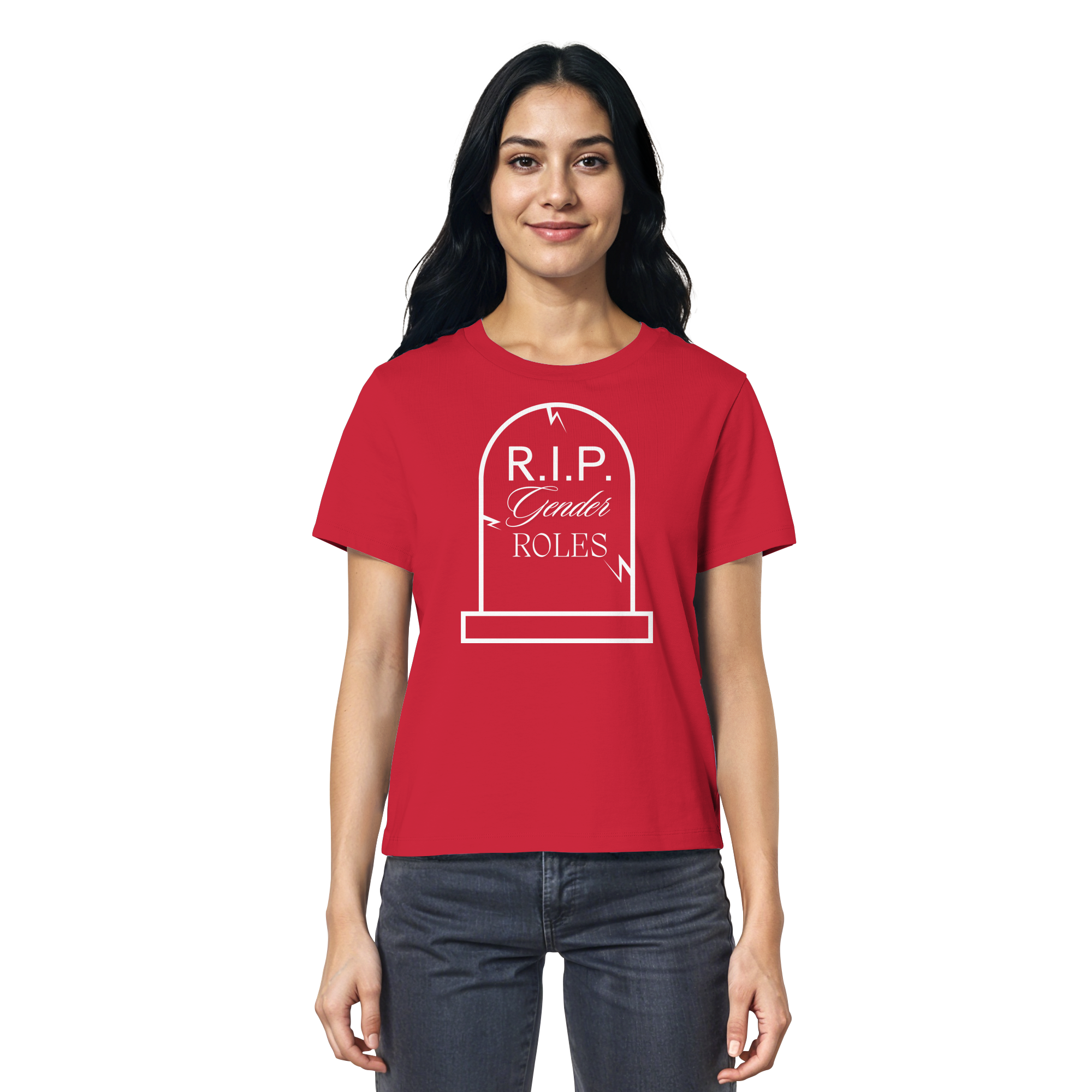 RIP Gender Roles - Ladies Organic Shirt