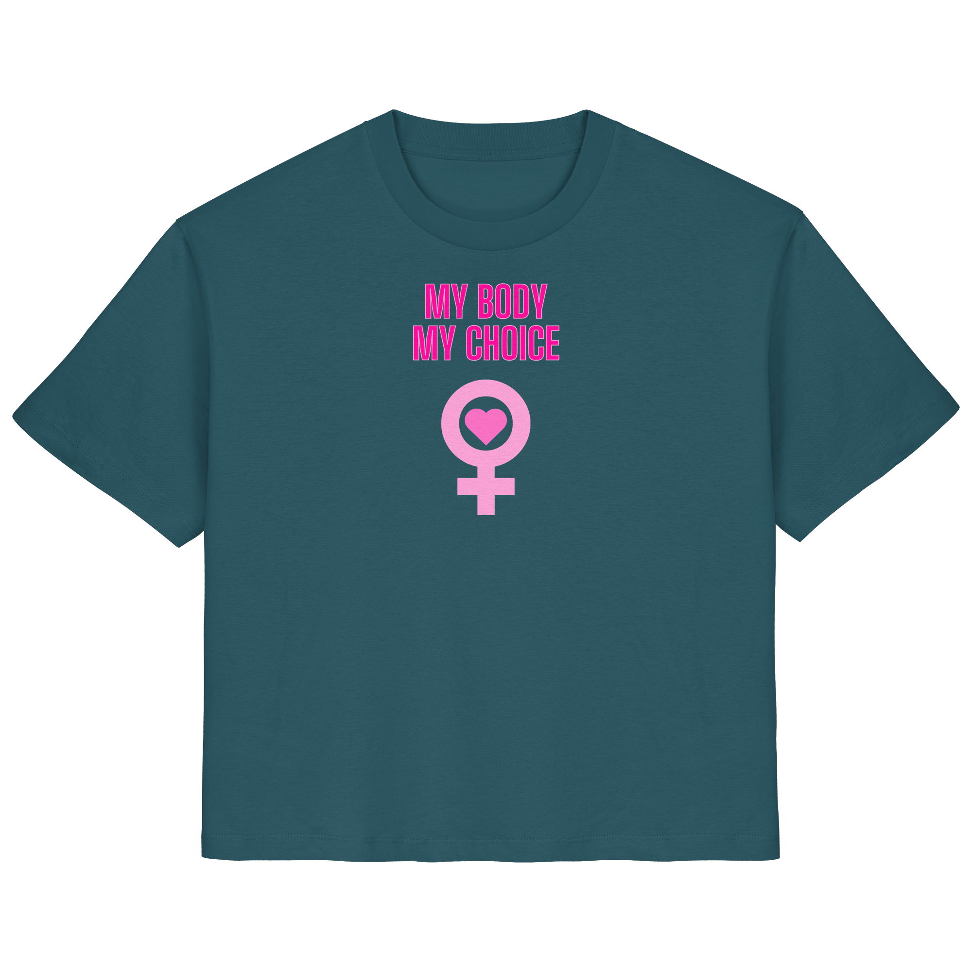 My Body My Choice "Pink Power Edition" - Ladies Organic Shirt
