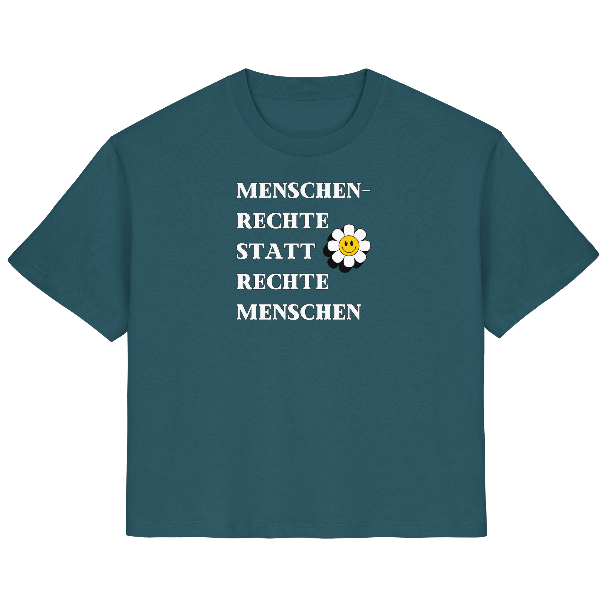Menschenrechte statt rechte Menschen - Ladies Organic Shirt