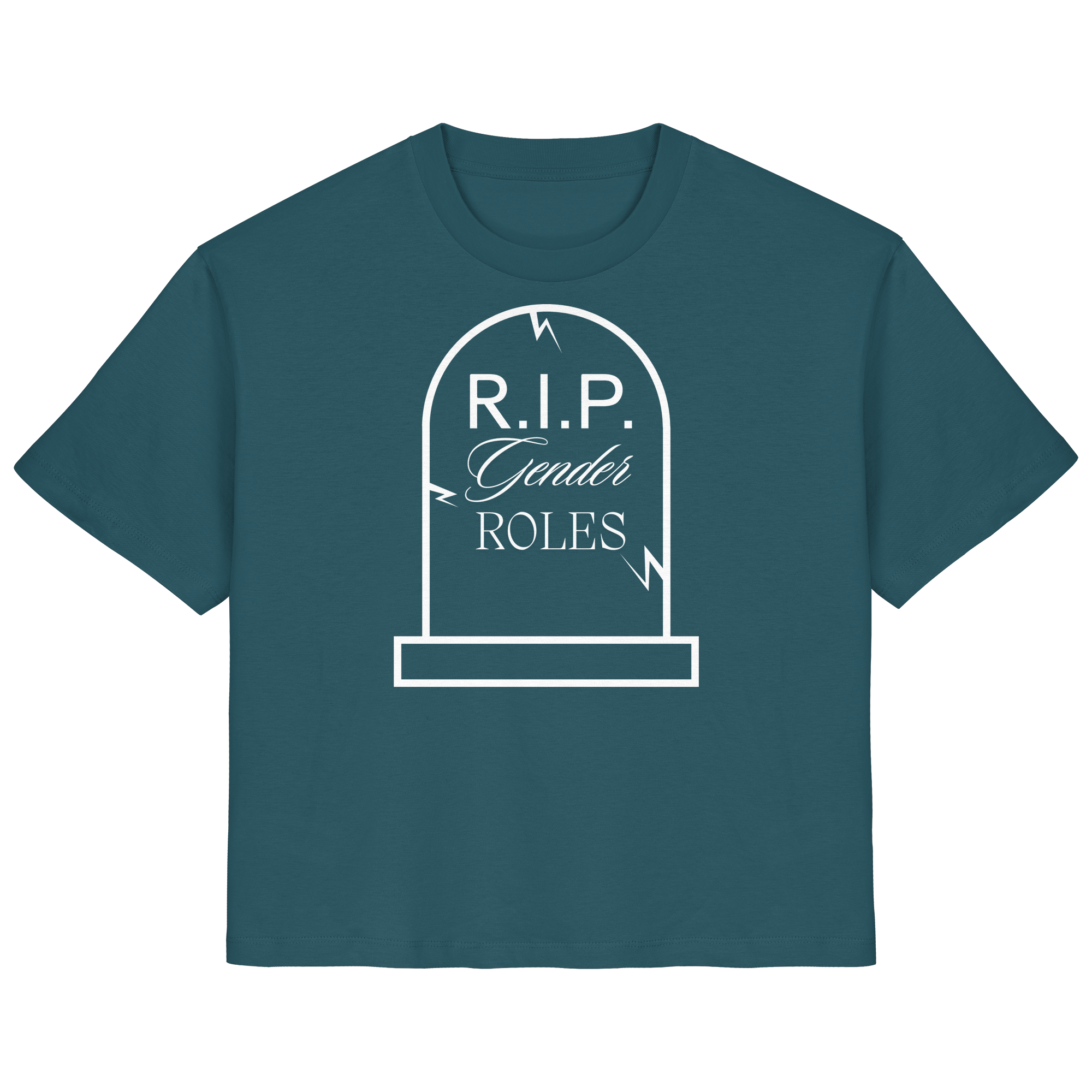RIP Gender Roles - Ladies Organic Shirt