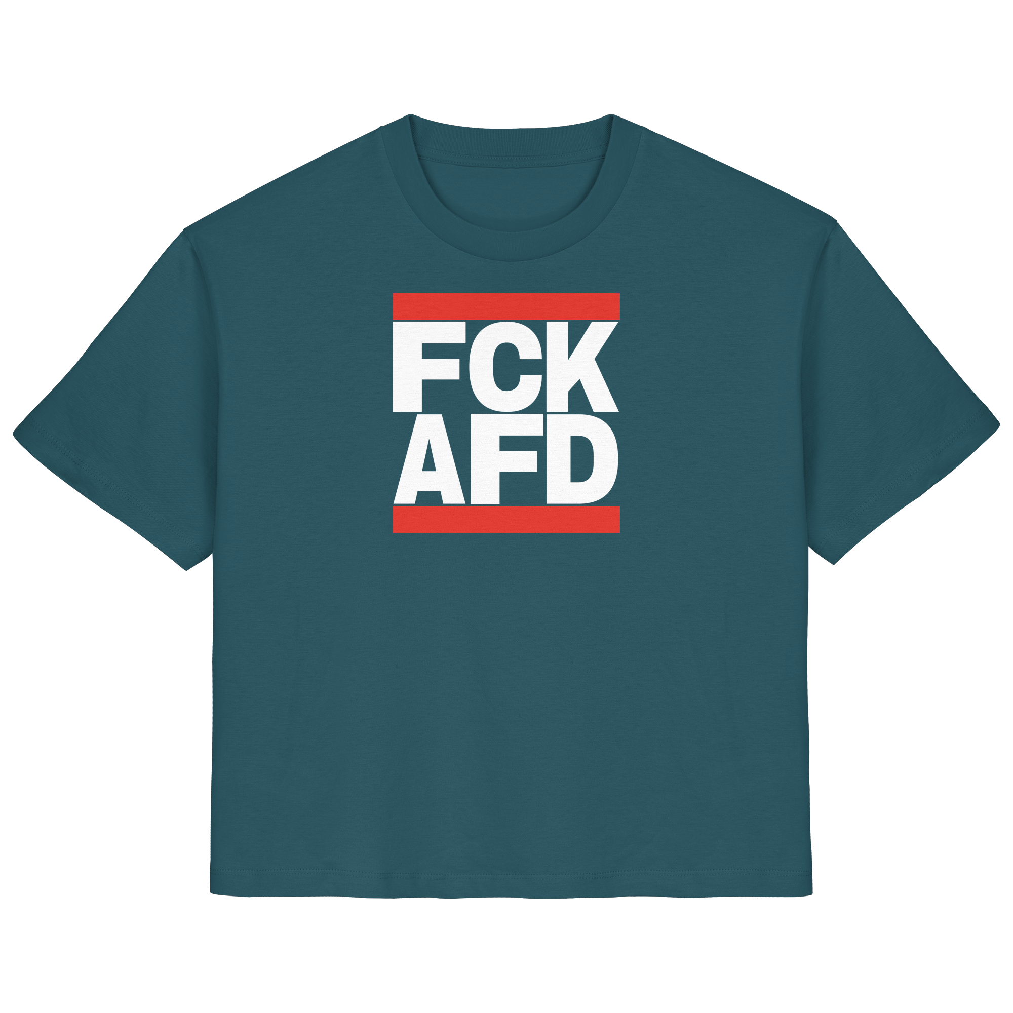 FCK AFD (weiße Schrift) - Ladies Organic Shirt