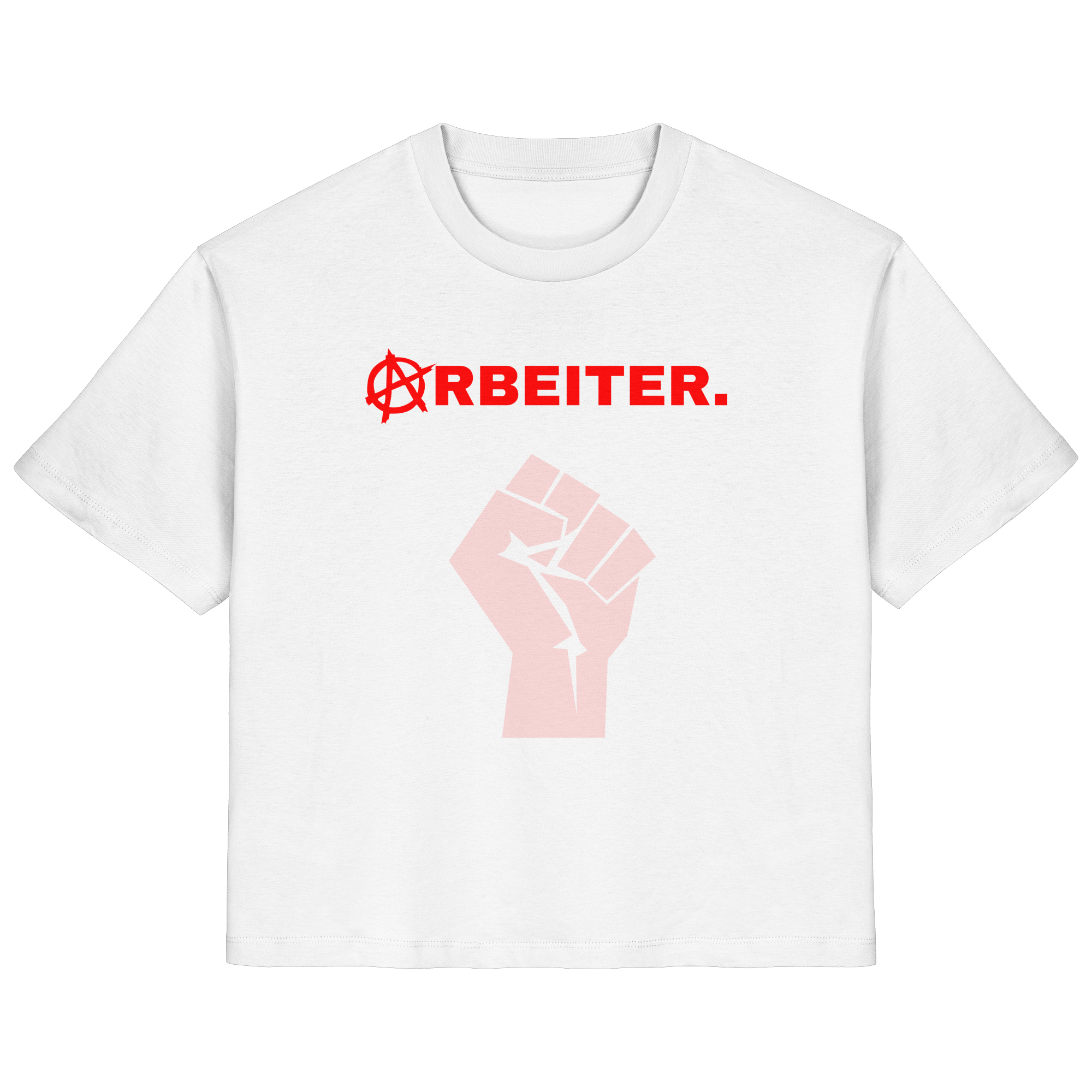 ARBEITER. "Solidarisch und Frei Edition" - Ladies Organic Shirt