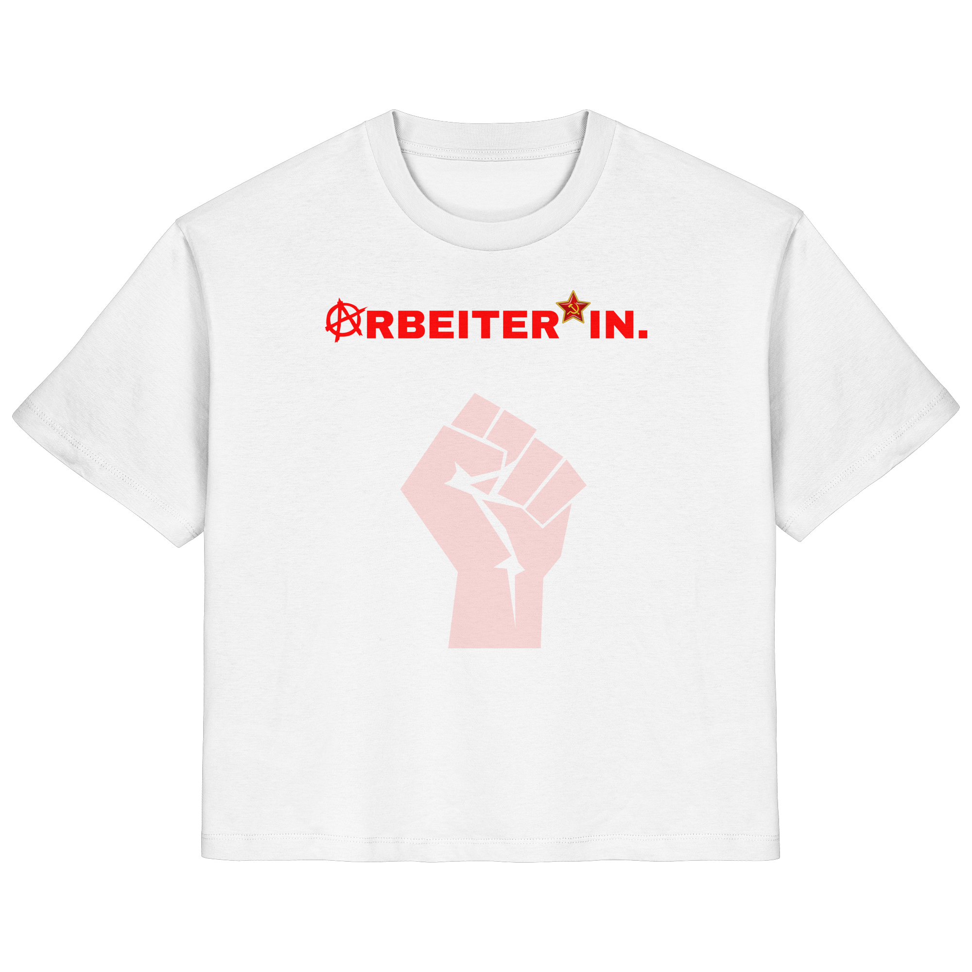 ARBEITER*IN. "Solidarisch und Frei Edition" - Ladies Organic Shirt