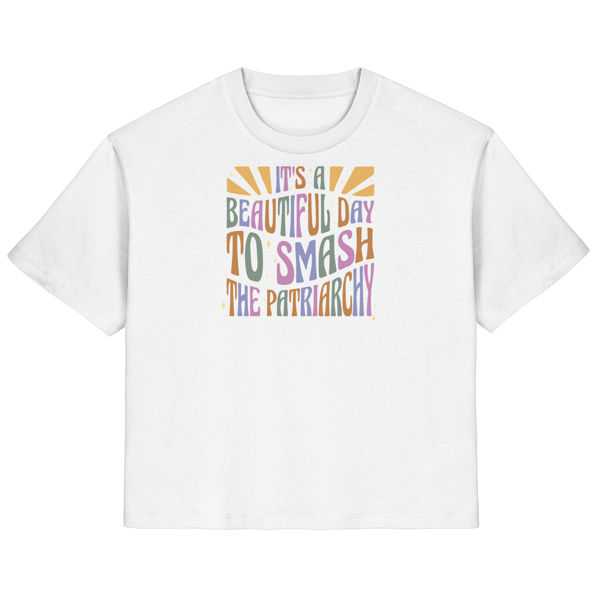 It's a Beautiful Day to Smash the Patriarchy - Ladies Organic Shirt