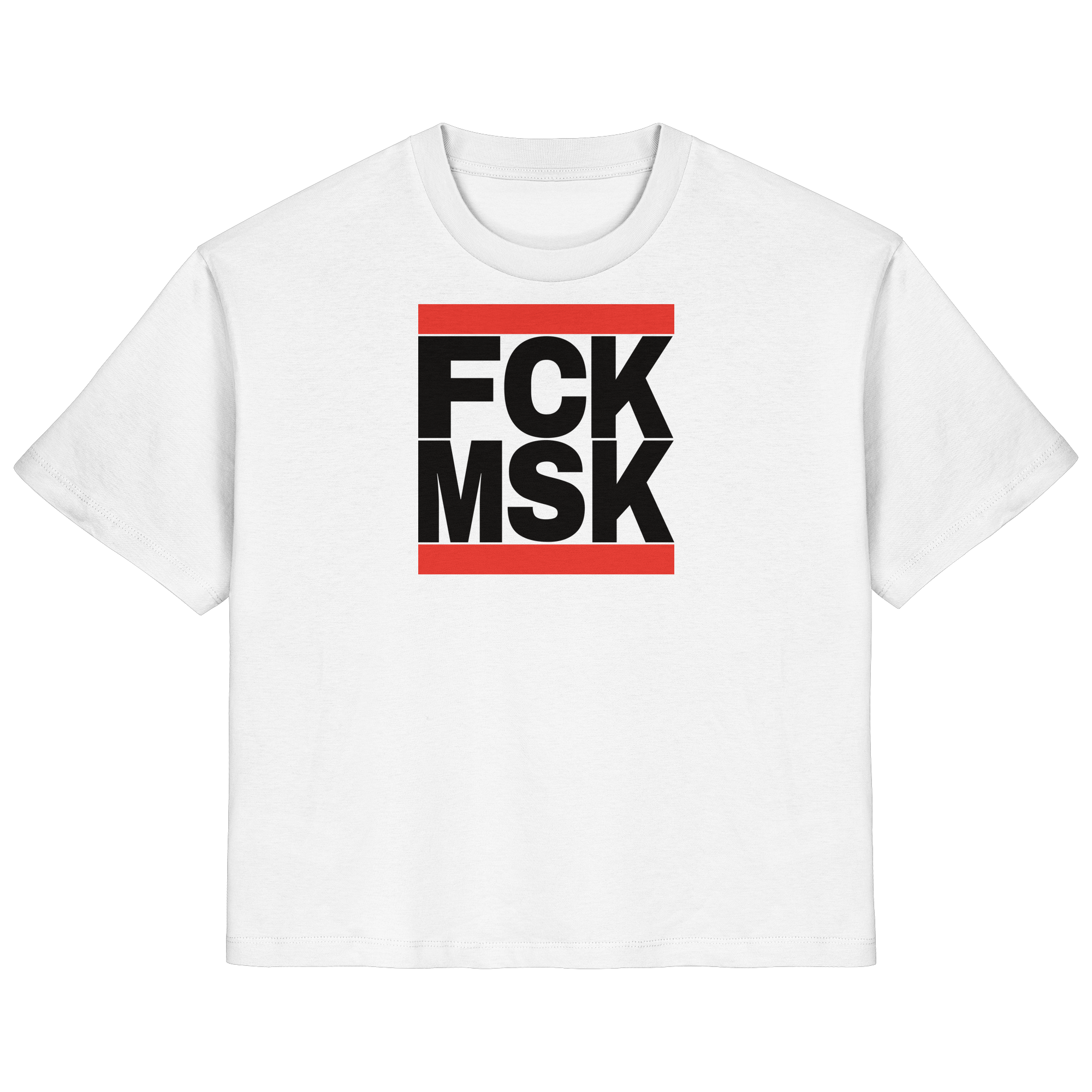 FCK MSK (schwarze Schrift) - Ladies Organic Shirt