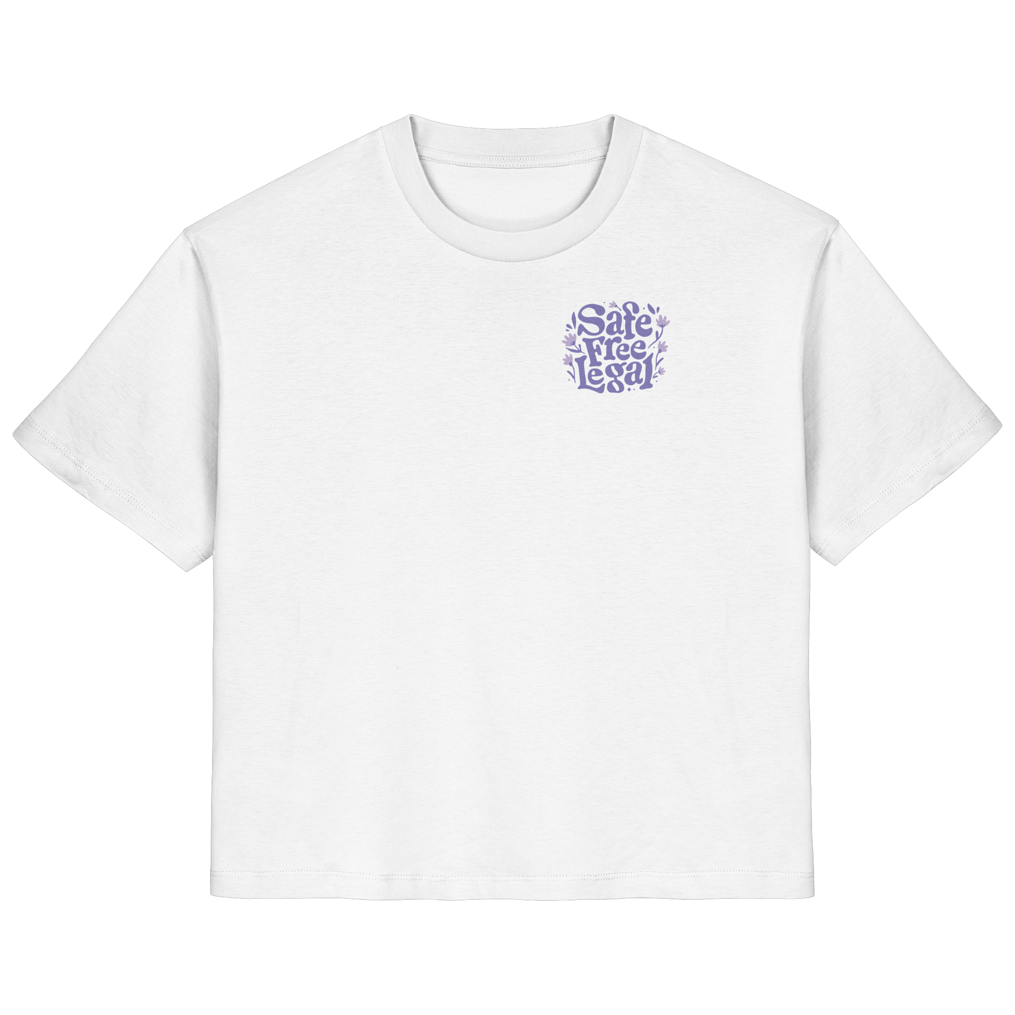 Safe Free Legal "Blumen Edition" - Ladies Organic Shirt