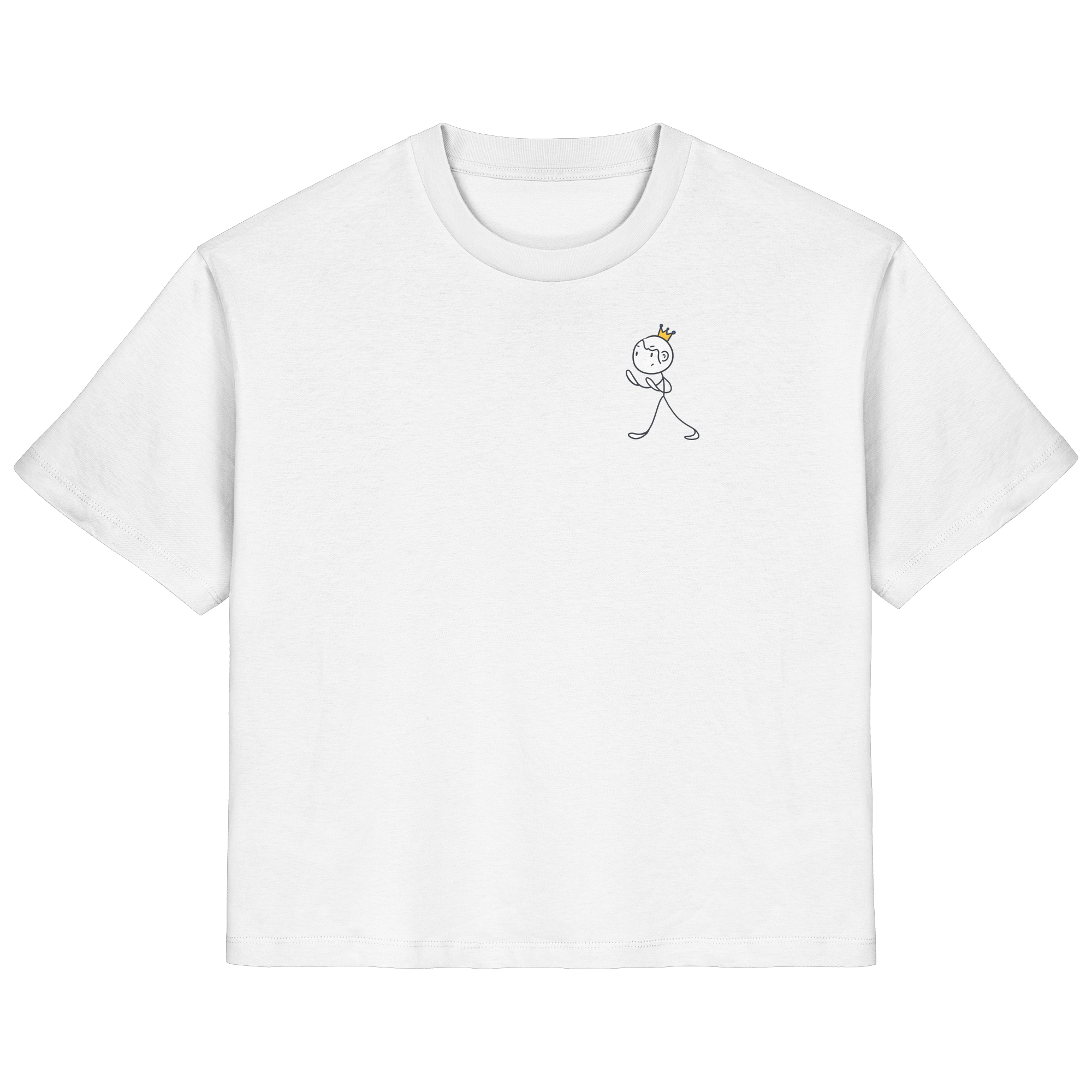 Seelenmännchen "Selbstverteidigung Edition" Brustprint (hell) - Ladies Organic Shirt