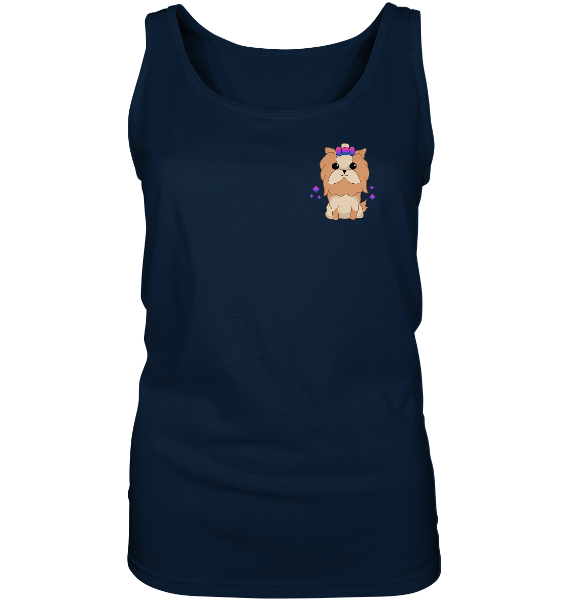 Cute Bisexual Dog “Frauen” Tank-Top