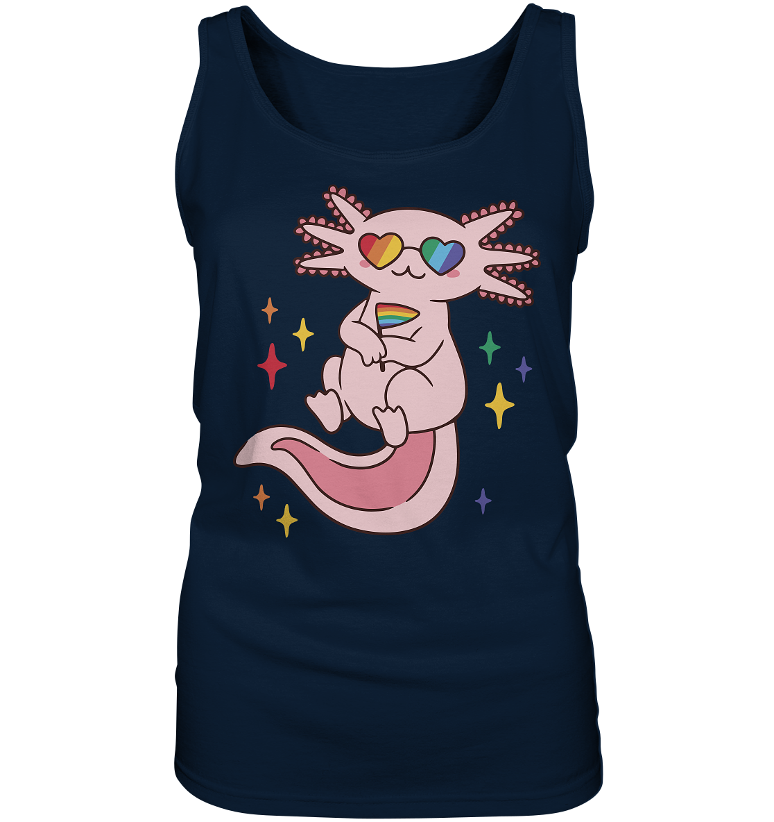 Big Pride Axolotl - Ladies Tank-Top