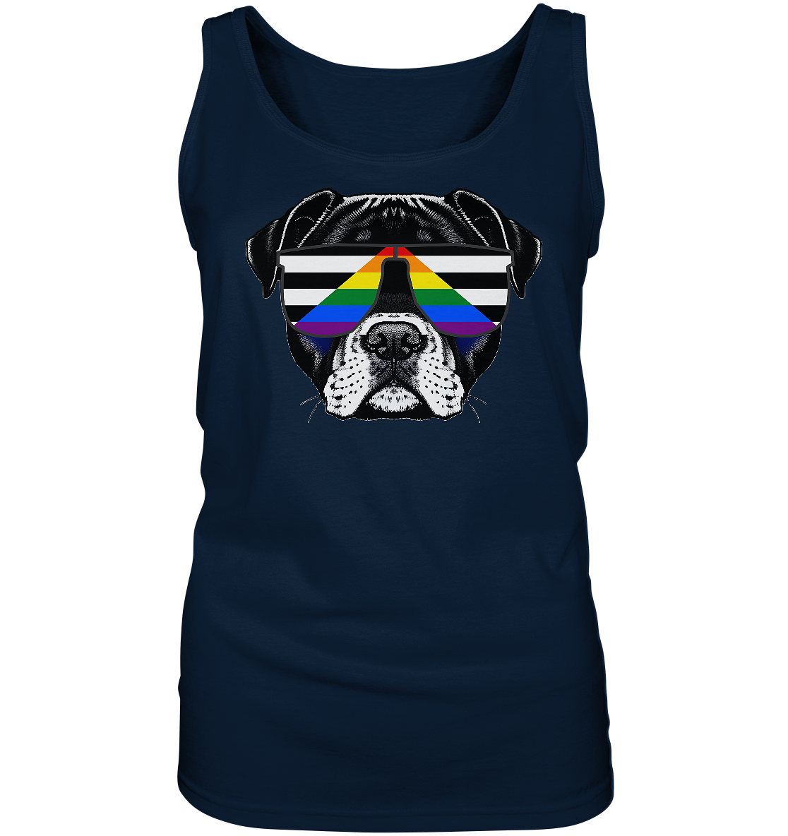 Straight Ally Doggo - Ladies Tank-Top