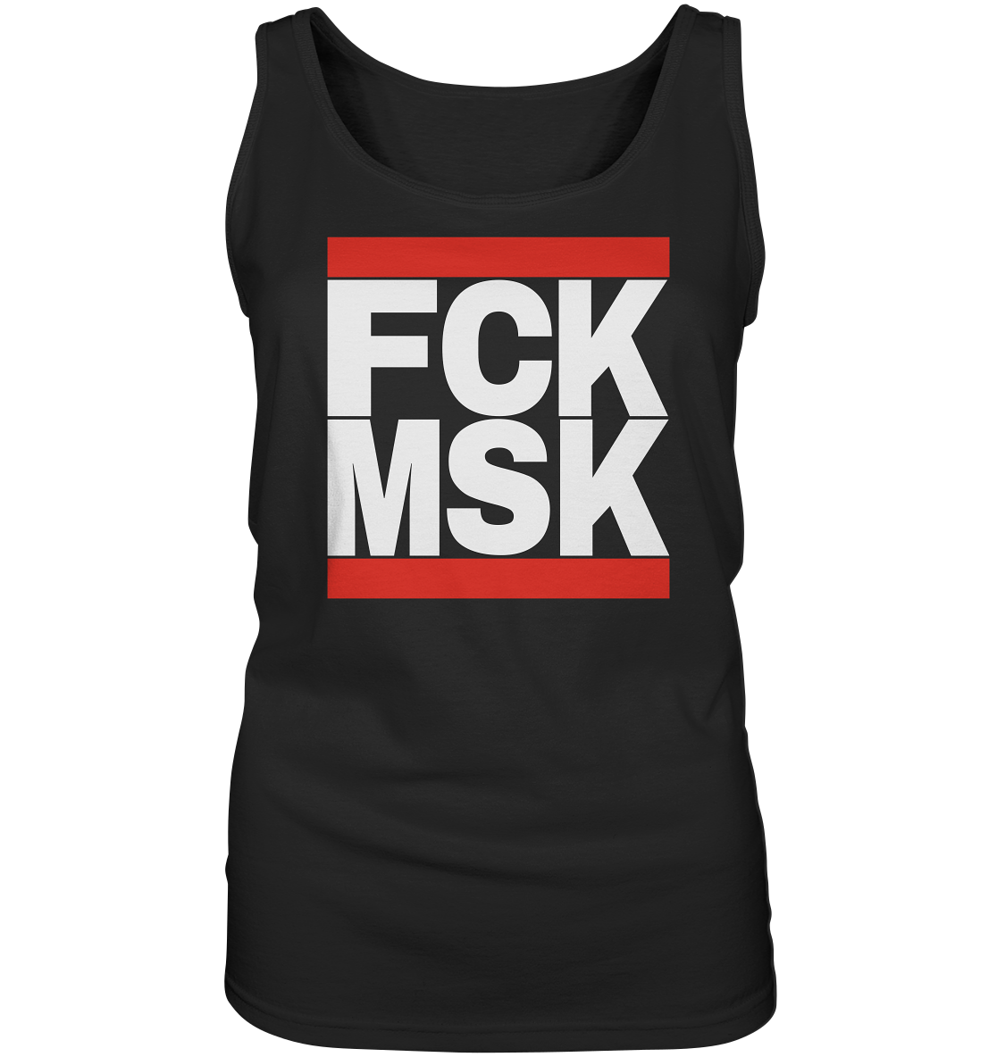 FCK MSK (weiße Schrift) - Ladies Tank-Top