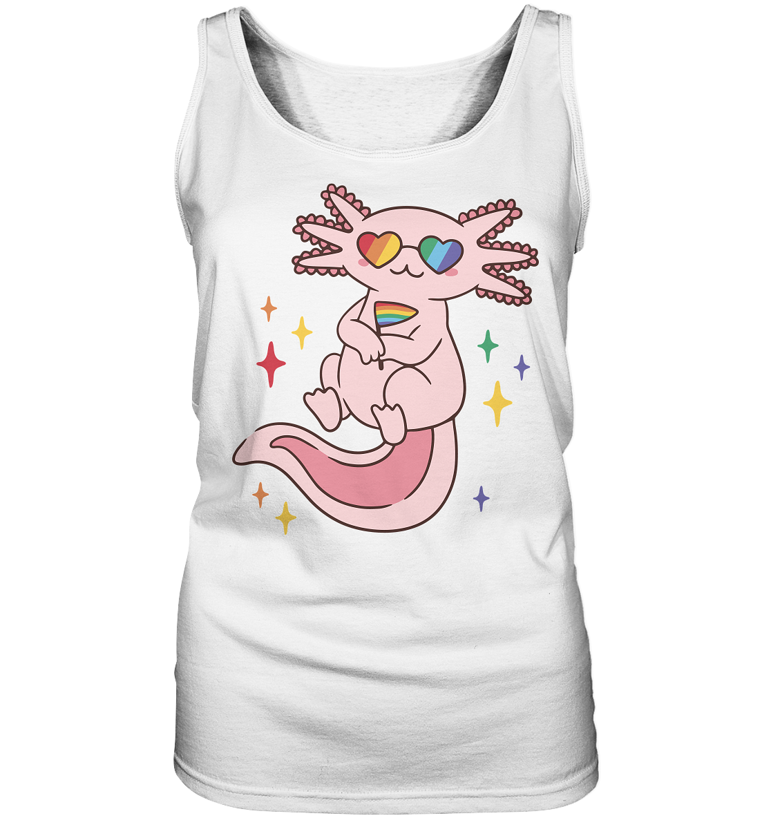 Big Pride Axolotl - Ladies Tank-Top