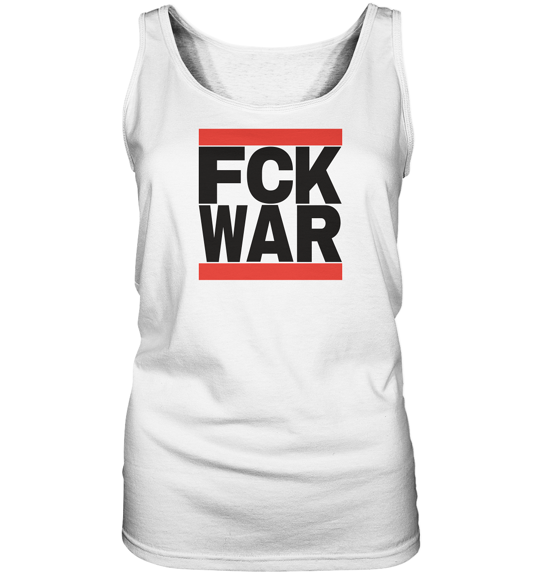 FCK WAR (schwarze Schrift) - Ladies Tank-Top