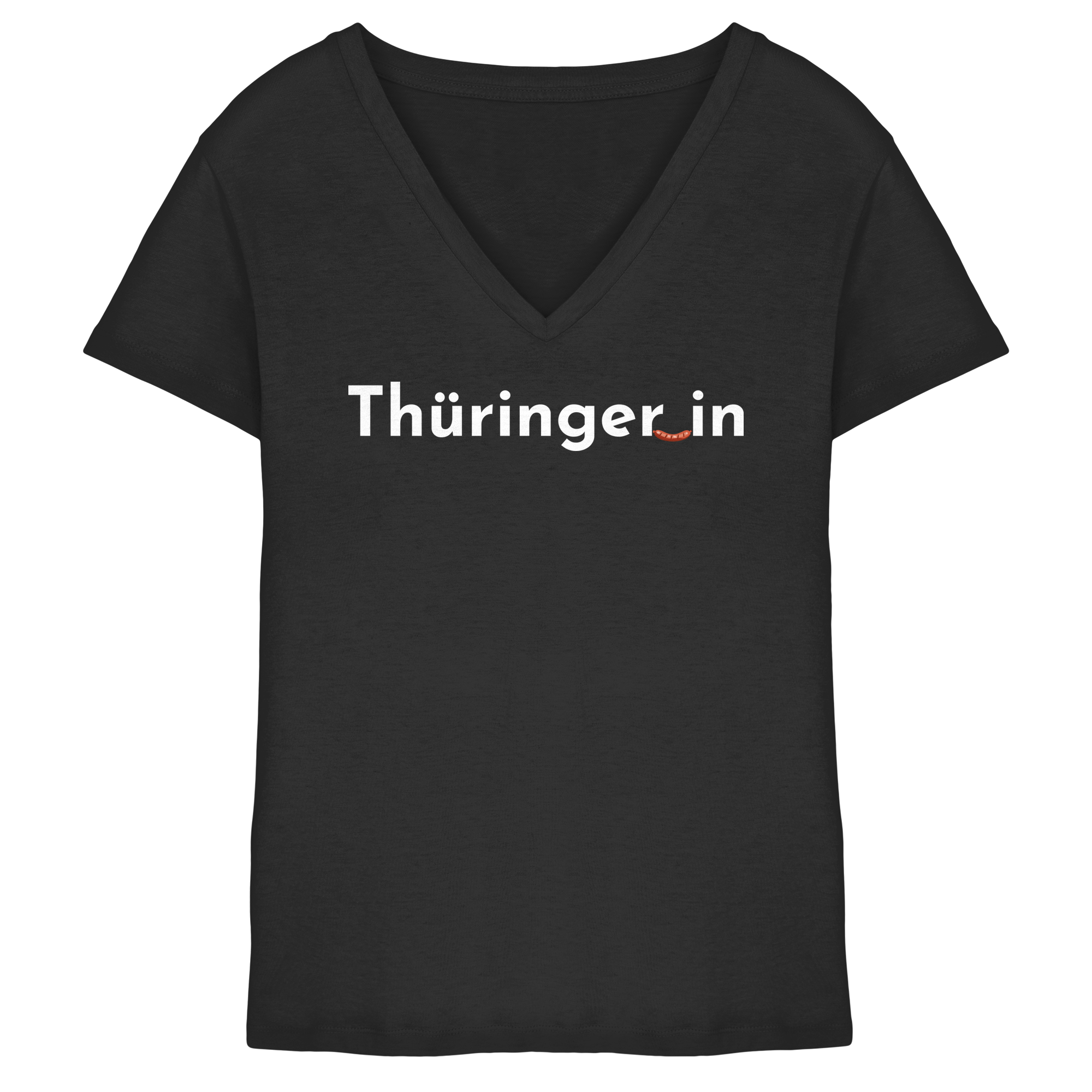 Thüringer_in "Rostbratwurst Edition" - Ladies V-Neck Shirt
