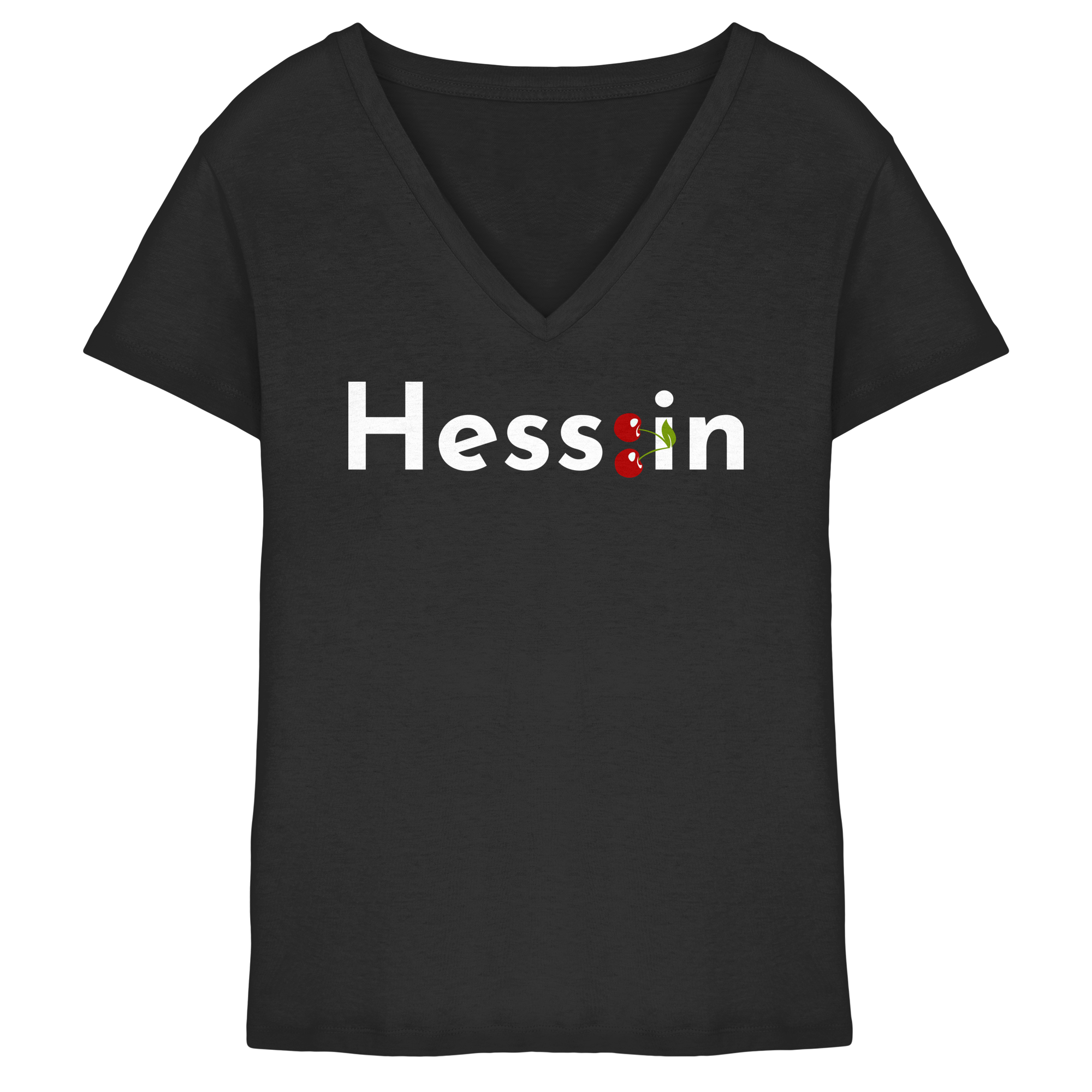 Hess:in "Kirschen Edition" - Ladies V-Neck Shirt
