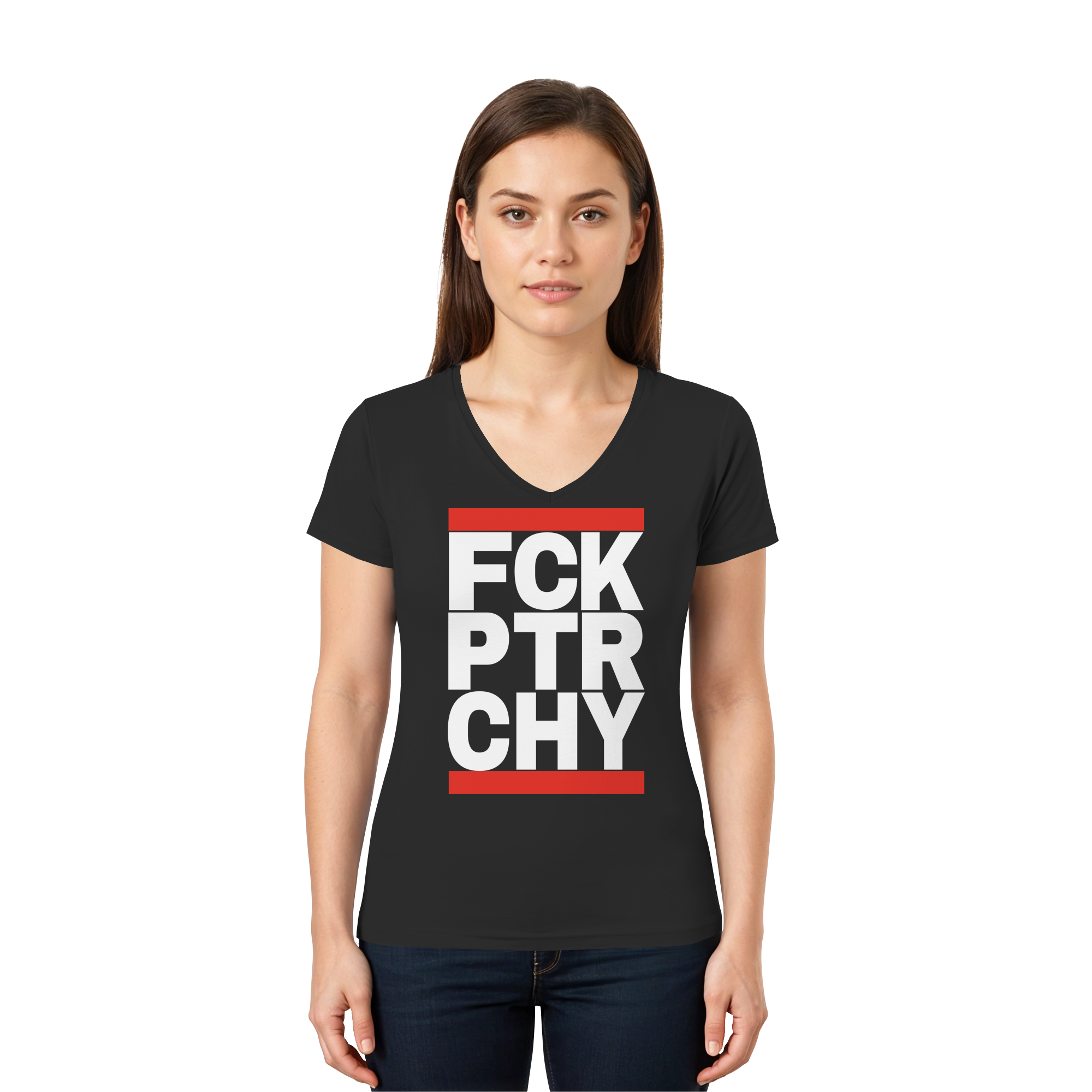 FCK PTRCHY - Ladies V-Neck Shirt