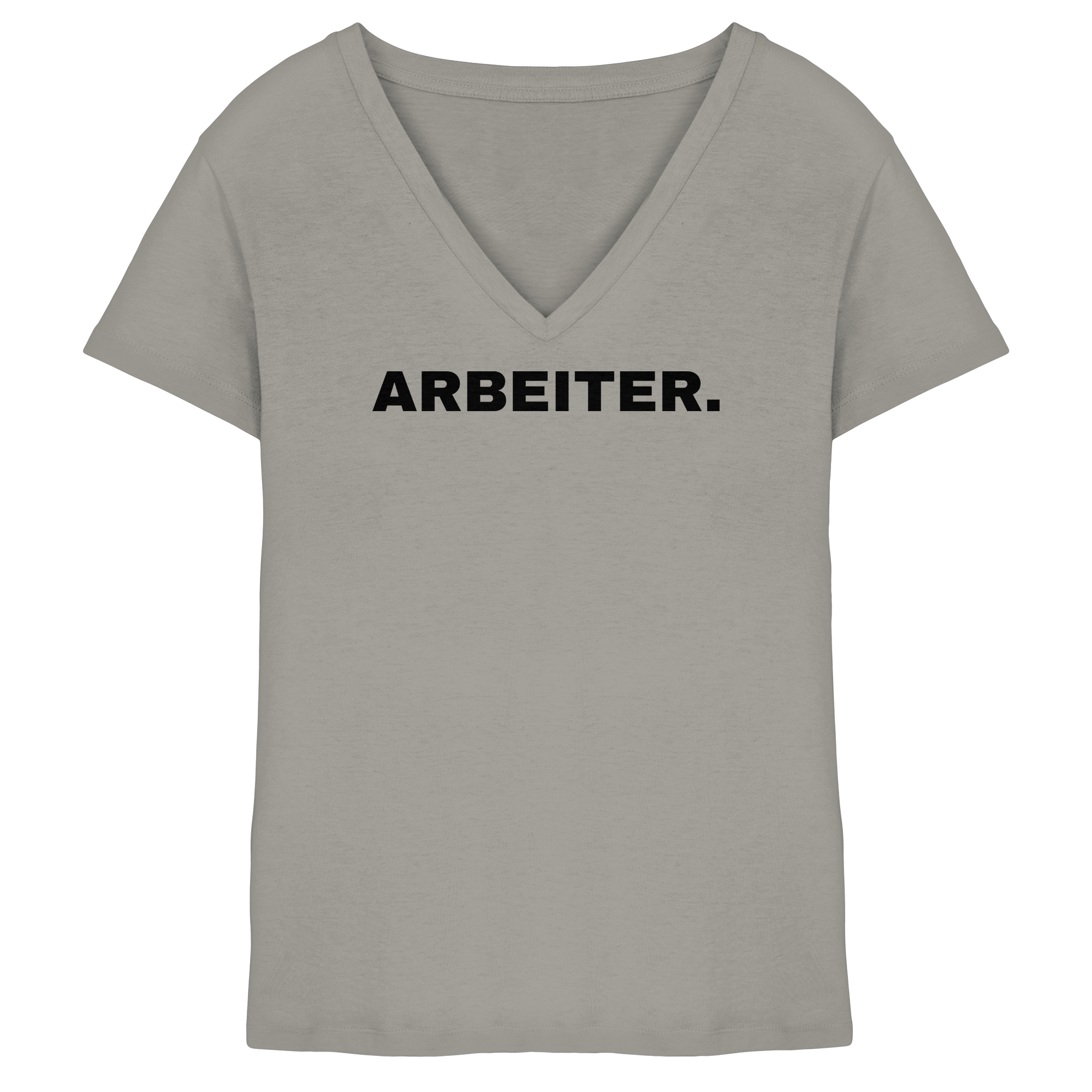 ARBEITER. "Plain Work Edition" - Ladies V-Neck Shirt