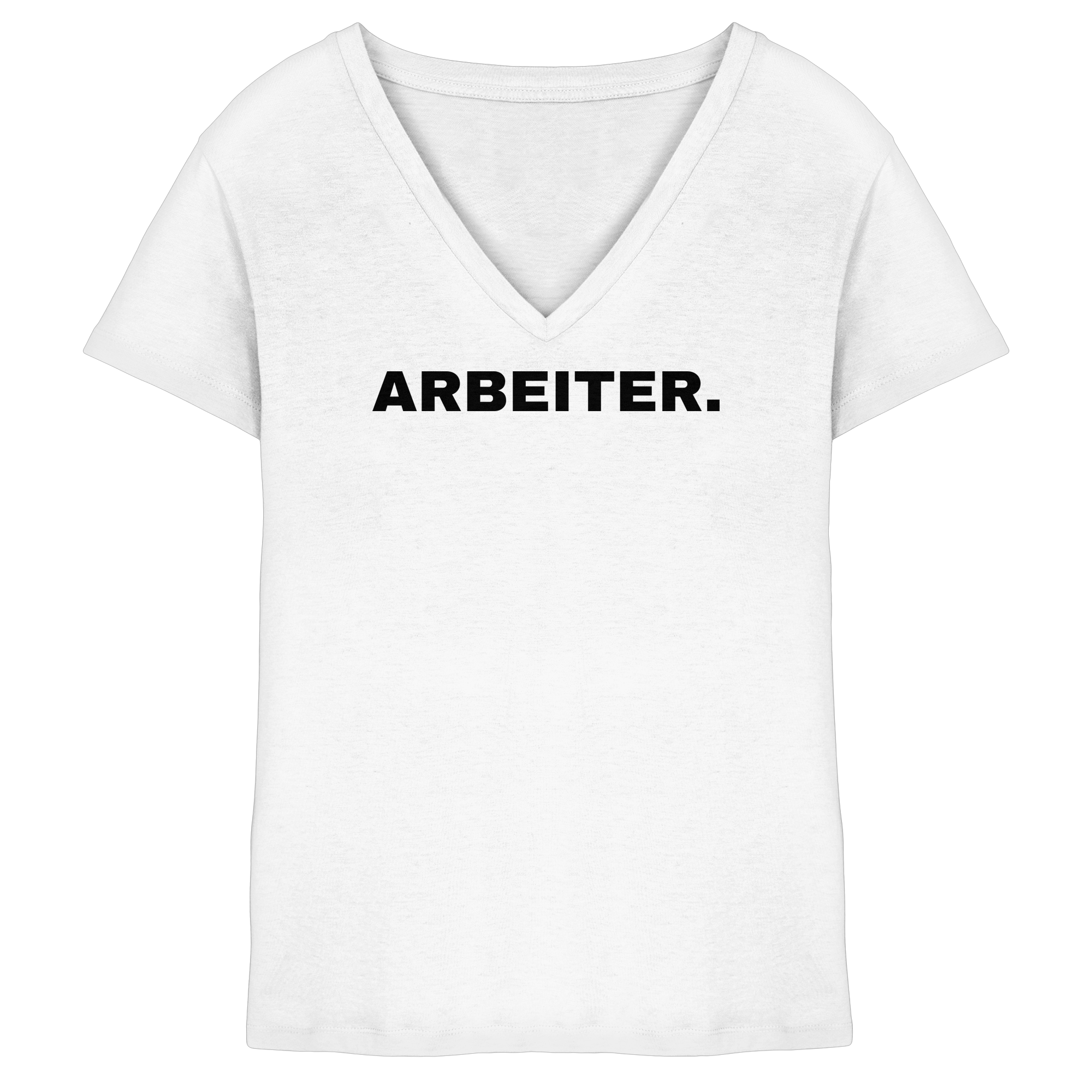 ARBEITER. "Plain Work Edition" - Ladies V-Neck Shirt