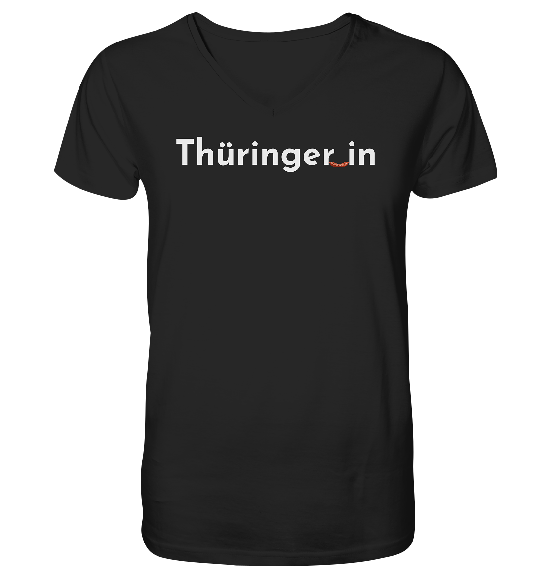 Thüringer_in "Rostbratwurst Edition" - Mens Organic V-Neck Shirt
