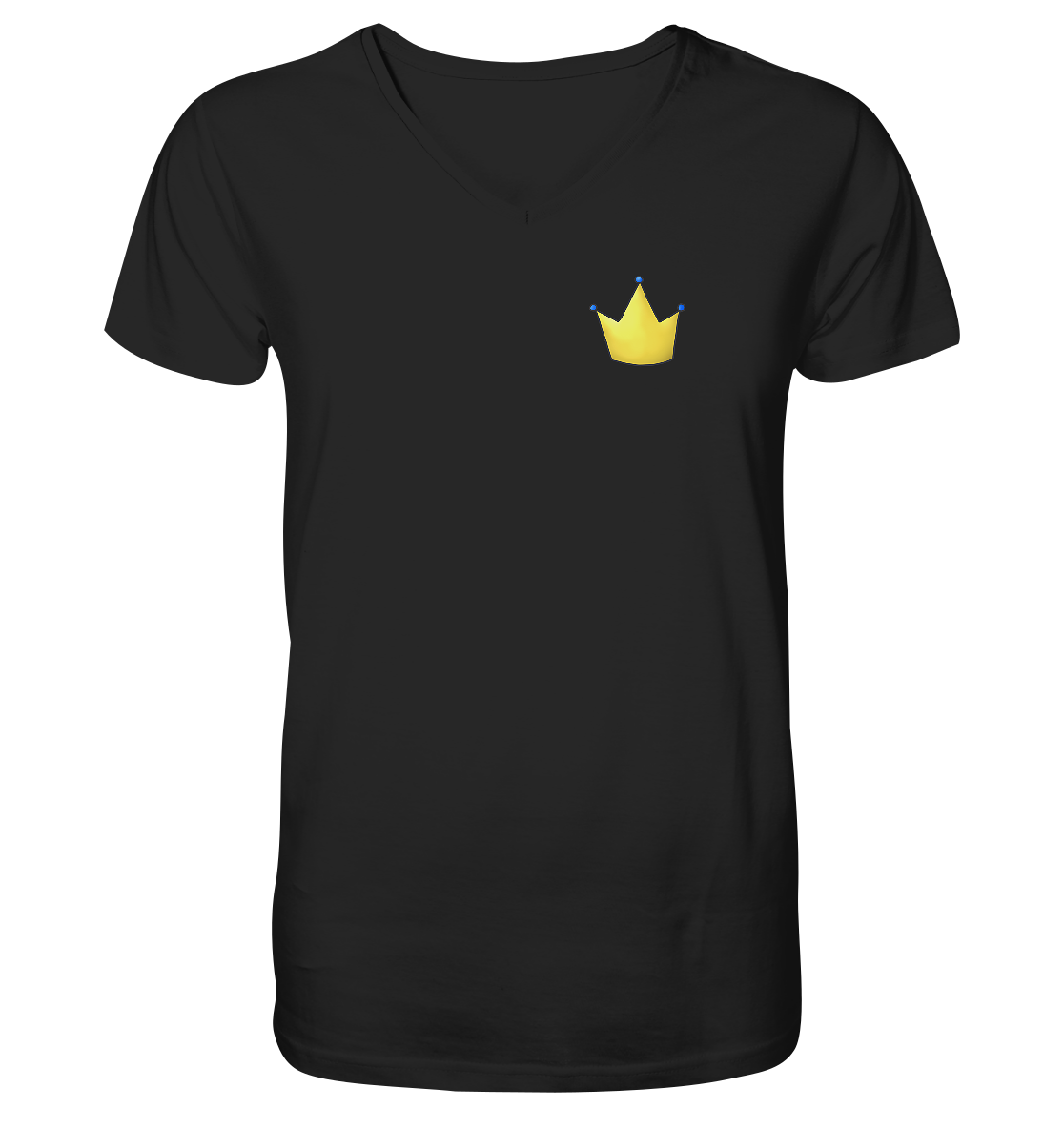 Survivor Queens Logo "Krone Edition" - Mens Organic V-Neck Shirt