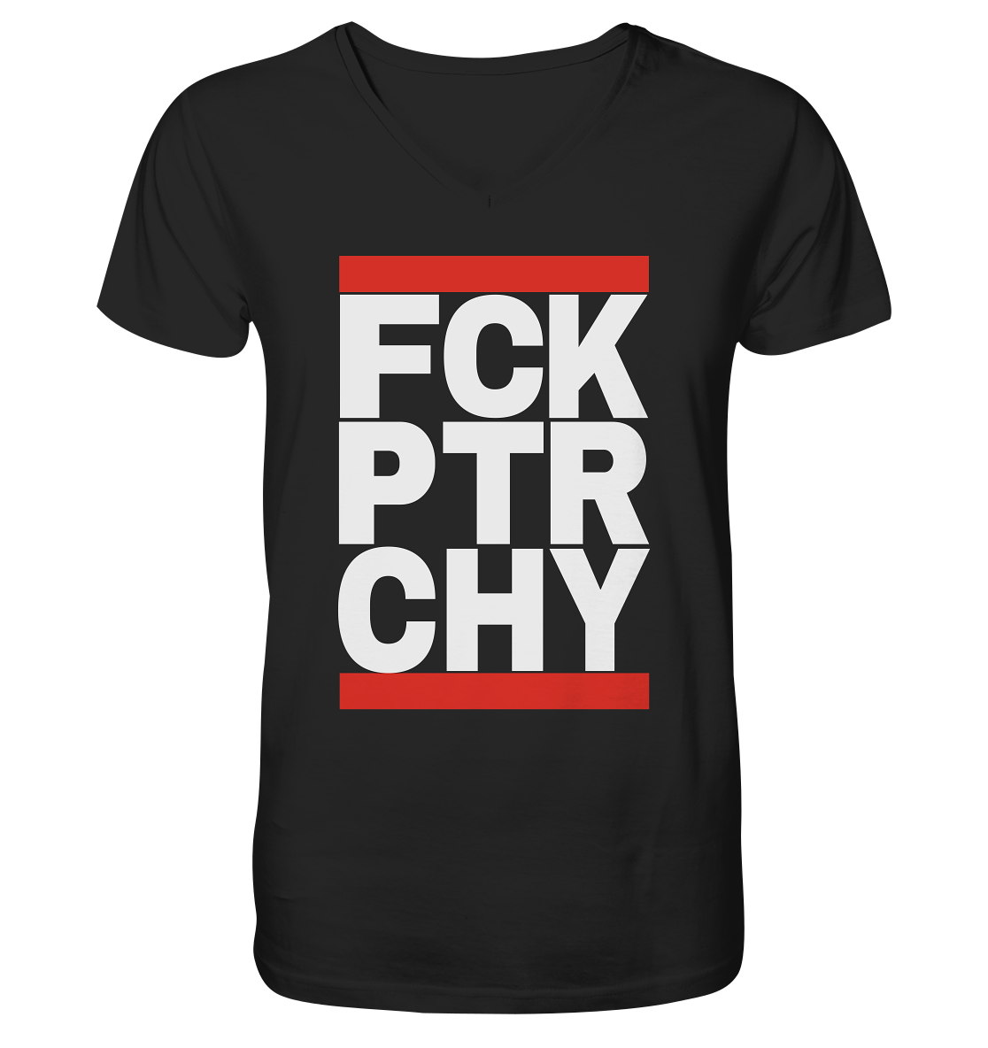 FCK PTRCHY - Mens Organic V-Neck Shirt