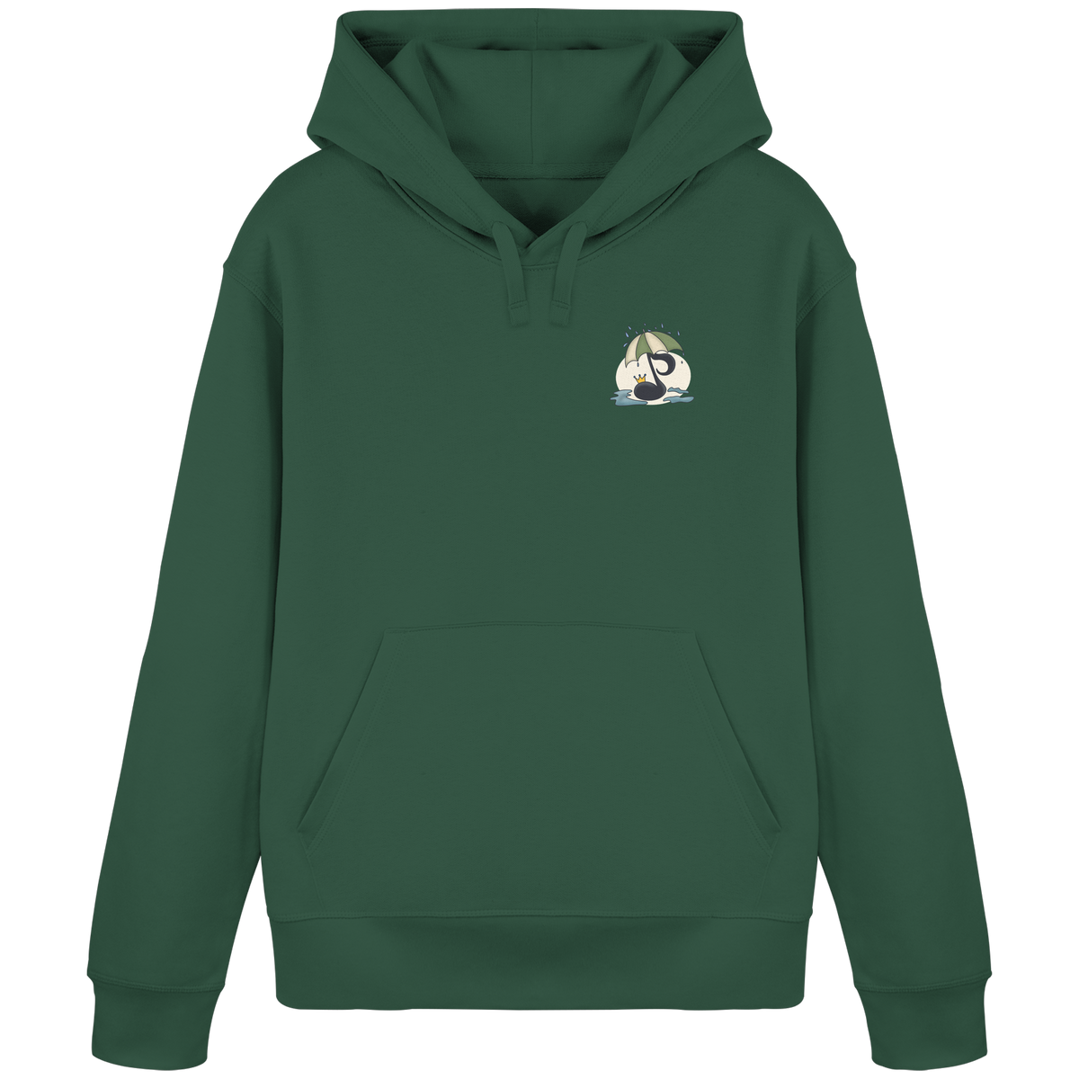 Melodien in Moll (dunkel) - Organic Basic Hoodie