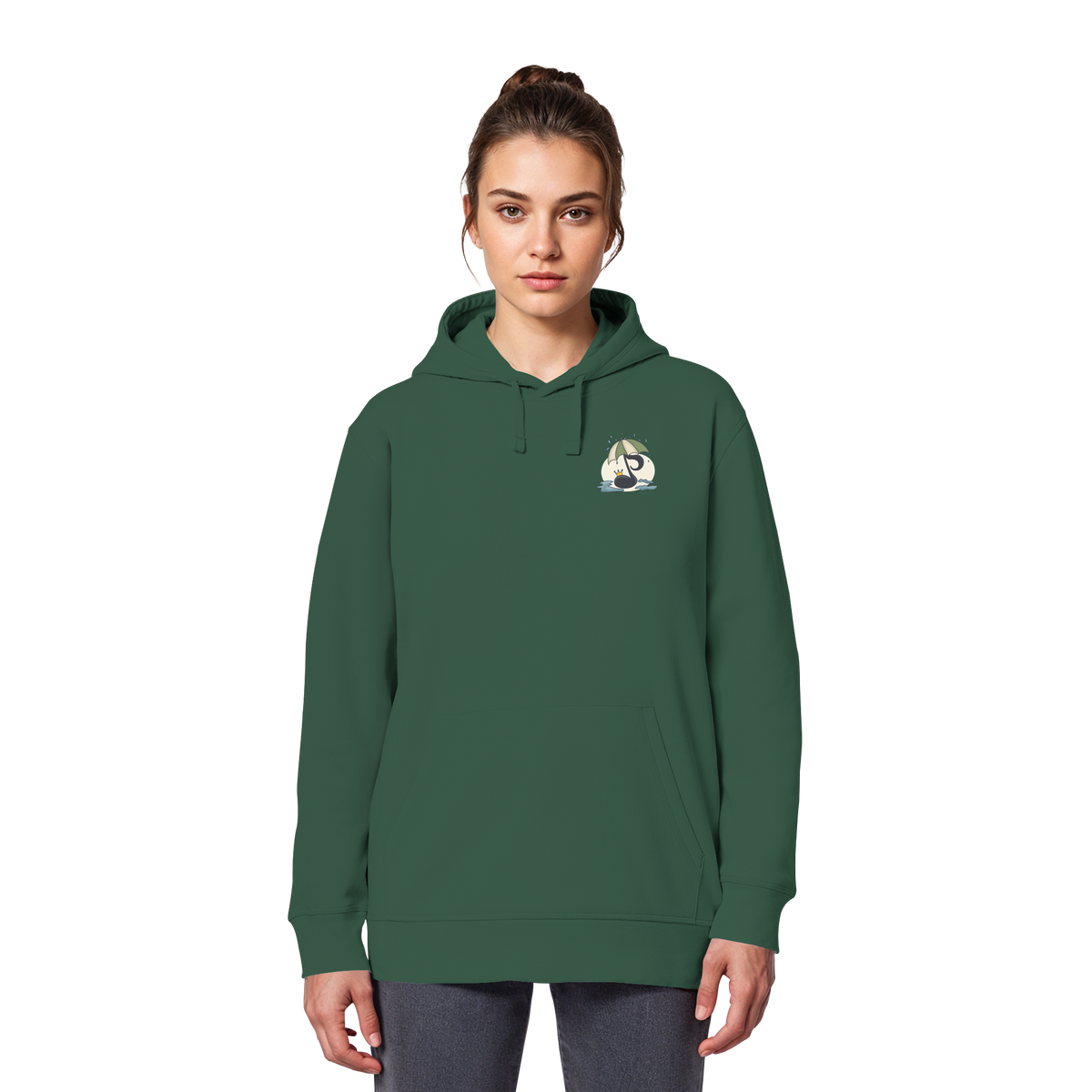 Melodien in Moll (dunkel) - Organic Basic Hoodie