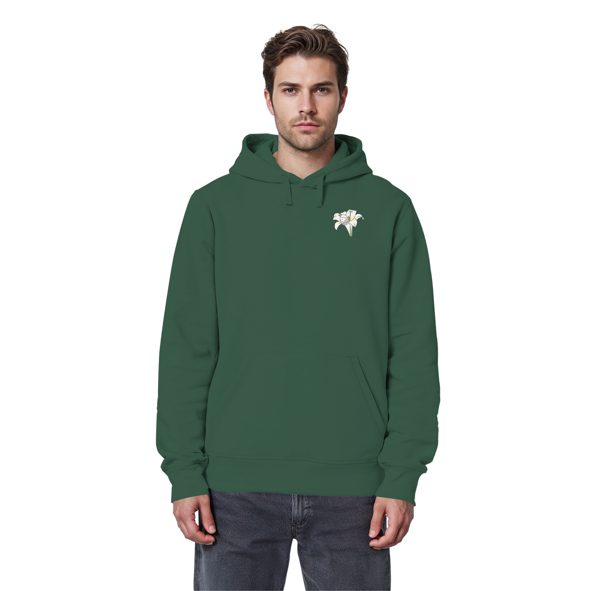 Seelenmännchen "Kuschelblume Edition" - Organic Basic Hoodie