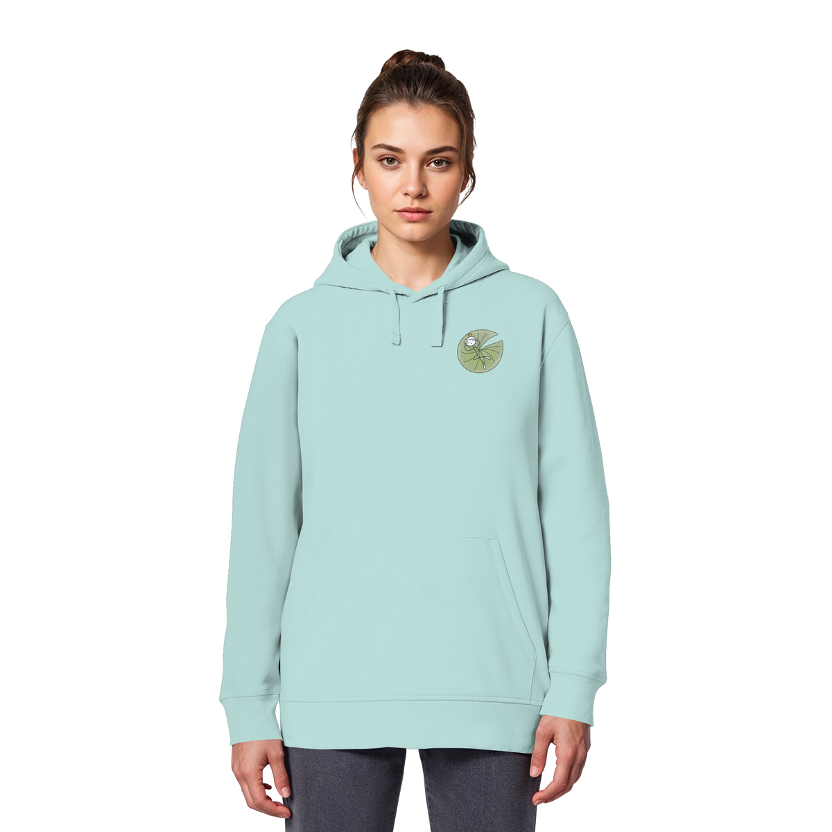 Seelenmännchen "Seerosenchillung Edition" - Organic Basic Hoodie