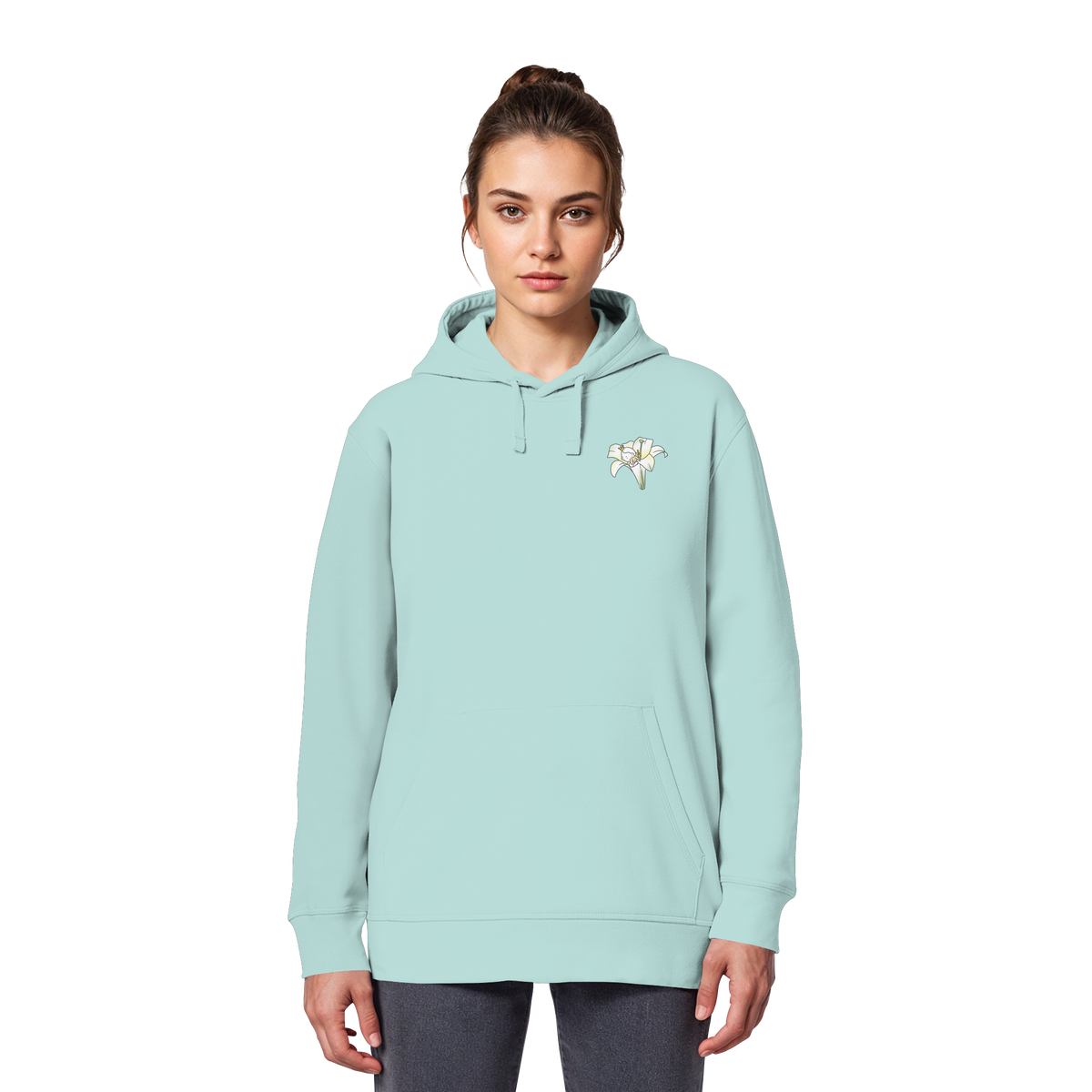 Seelenmännchen "Kuschelblume Edition" - Organic Basic Hoodie