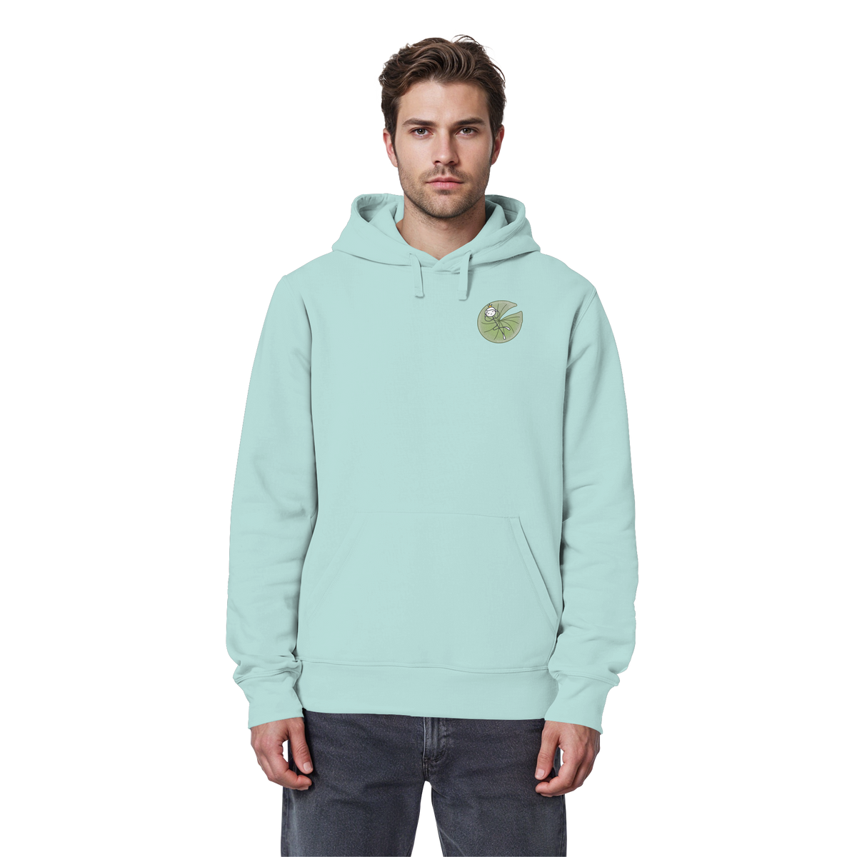 Seelenmännchen "Seerosenchillung Edition" - Organic Basic Hoodie