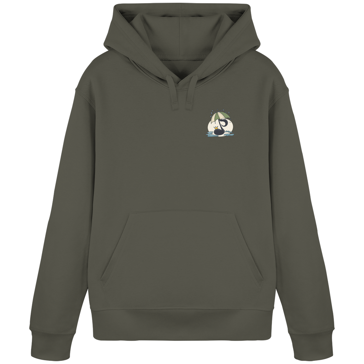 Melodien in Moll (dunkel) - Organic Basic Hoodie