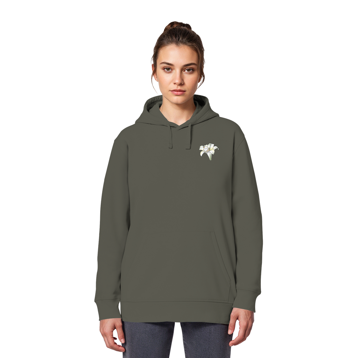 Seelenmännchen "Kuschelblume Edition" - Organic Basic Hoodie