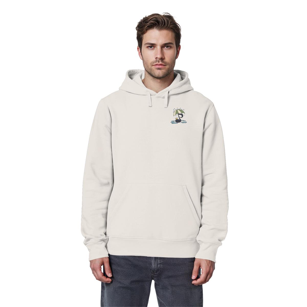 Melodien in Moll (hell) - Organic Basic Hoodie